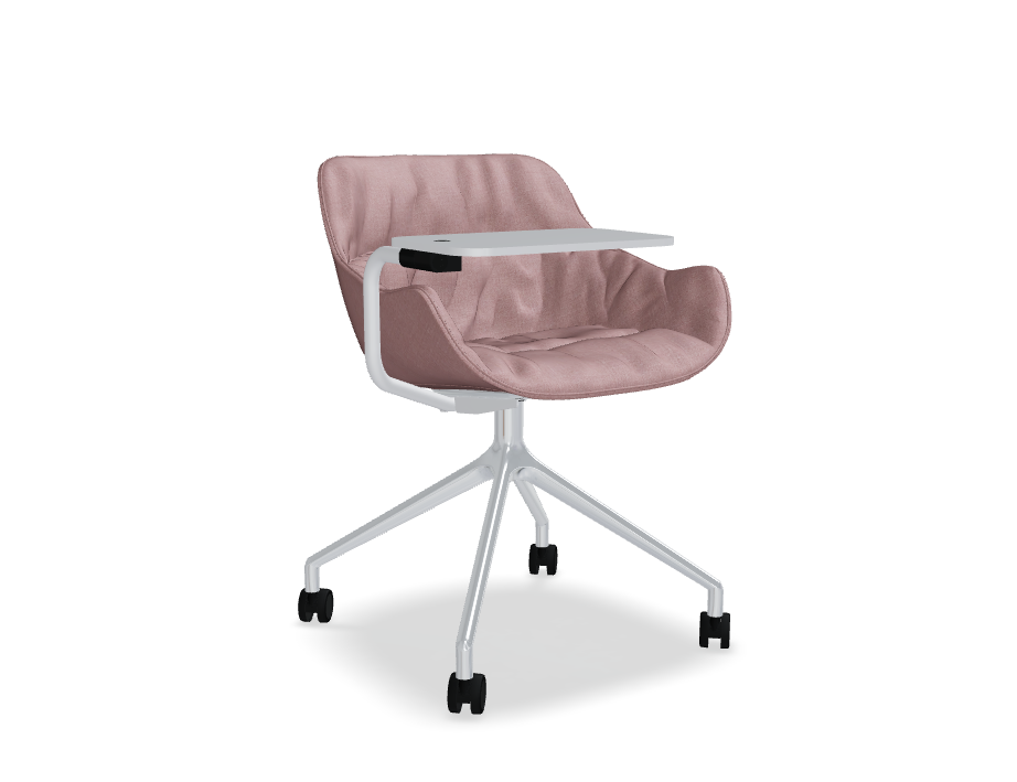 Swivel chair Baltic Soft Duo polished aluminum