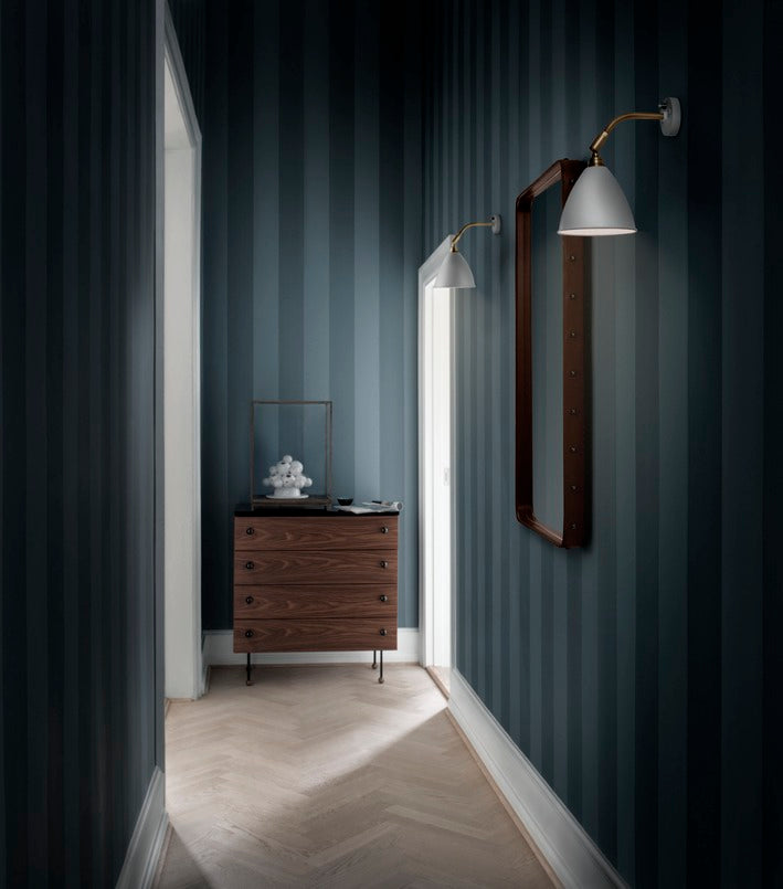 ADNET Mirror brown leather