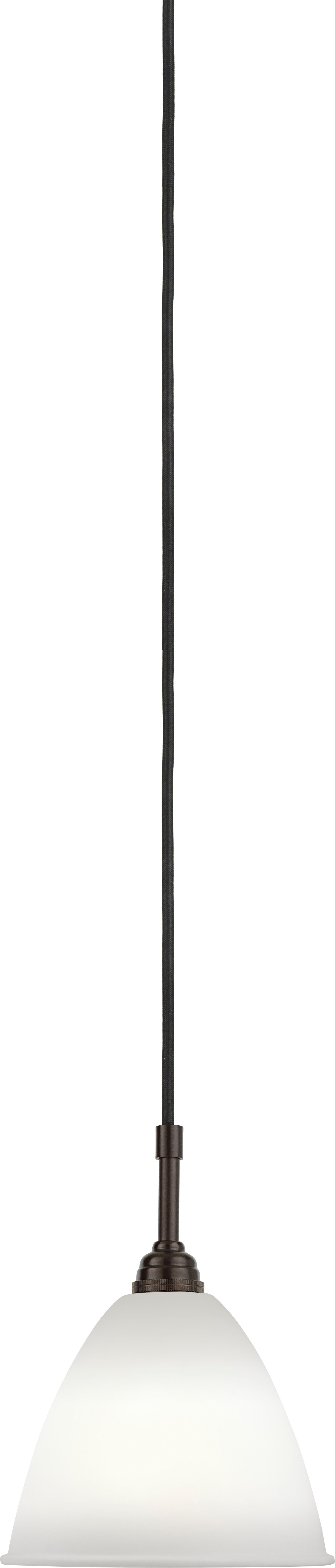 Závěsná lampa BESTLITE BL9 černá s porcelánovým stínidlem