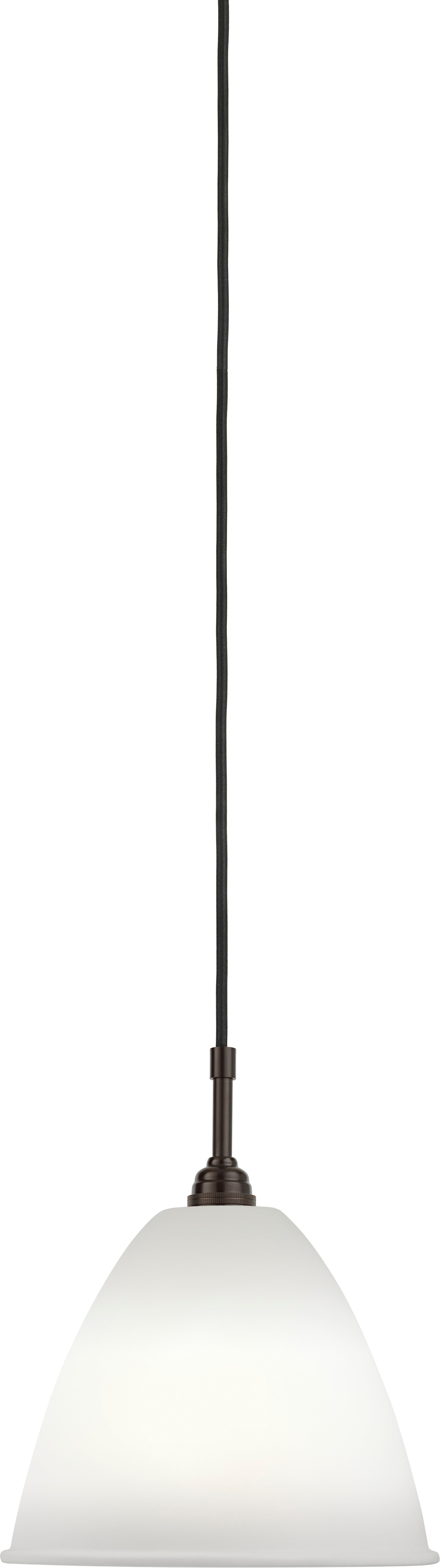 Závěsná lampa BESTLITE BL9 černá s porcelánovým stínidlem