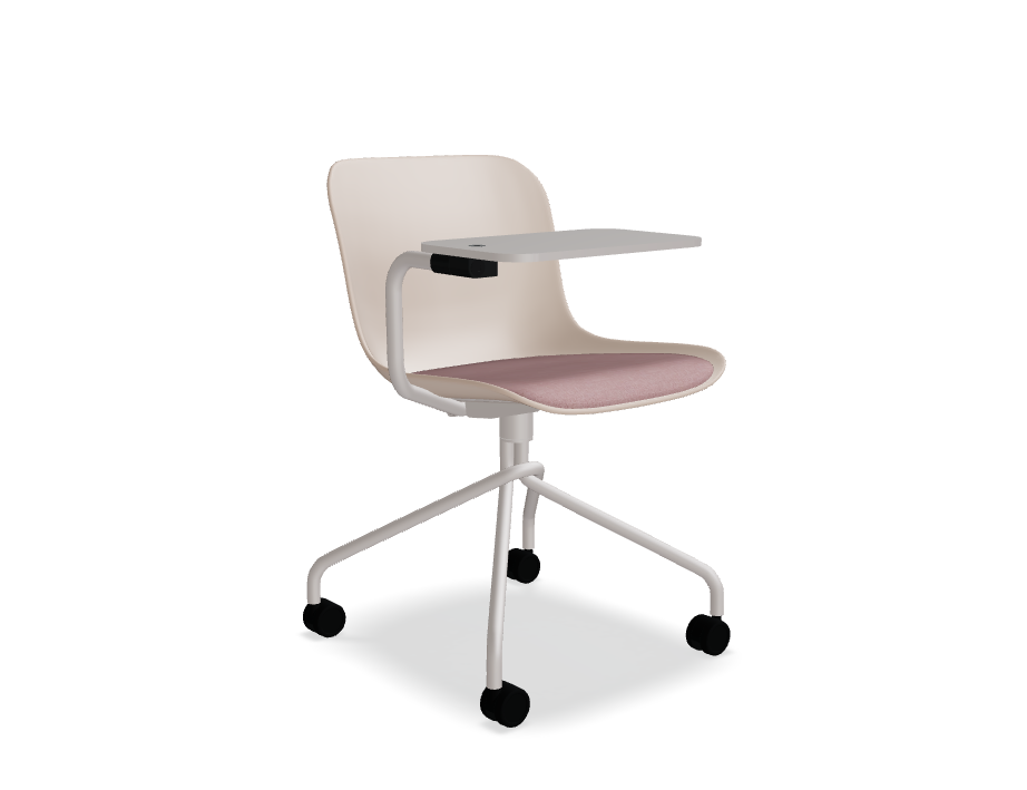 Swivel chair Baltic 2 remix metal base with wheels for a hard surface