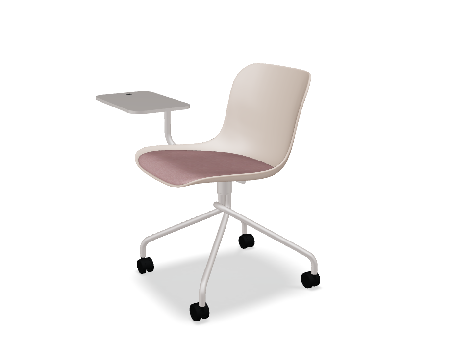 Swivel chair Baltic 2 remix metal base with wheels for a hard surface