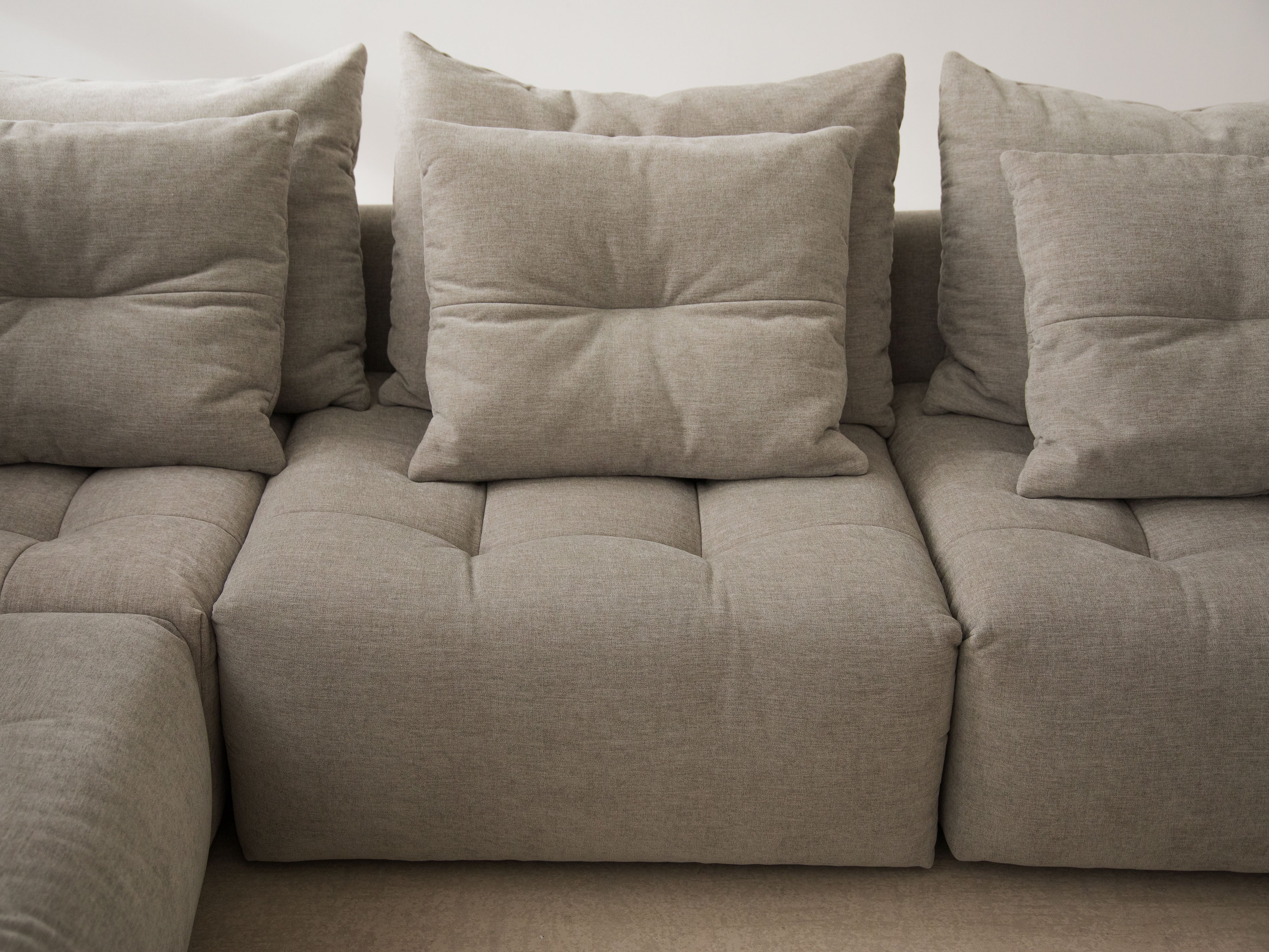 Modular Velvet Corner Sofa BLOOM Terracotta