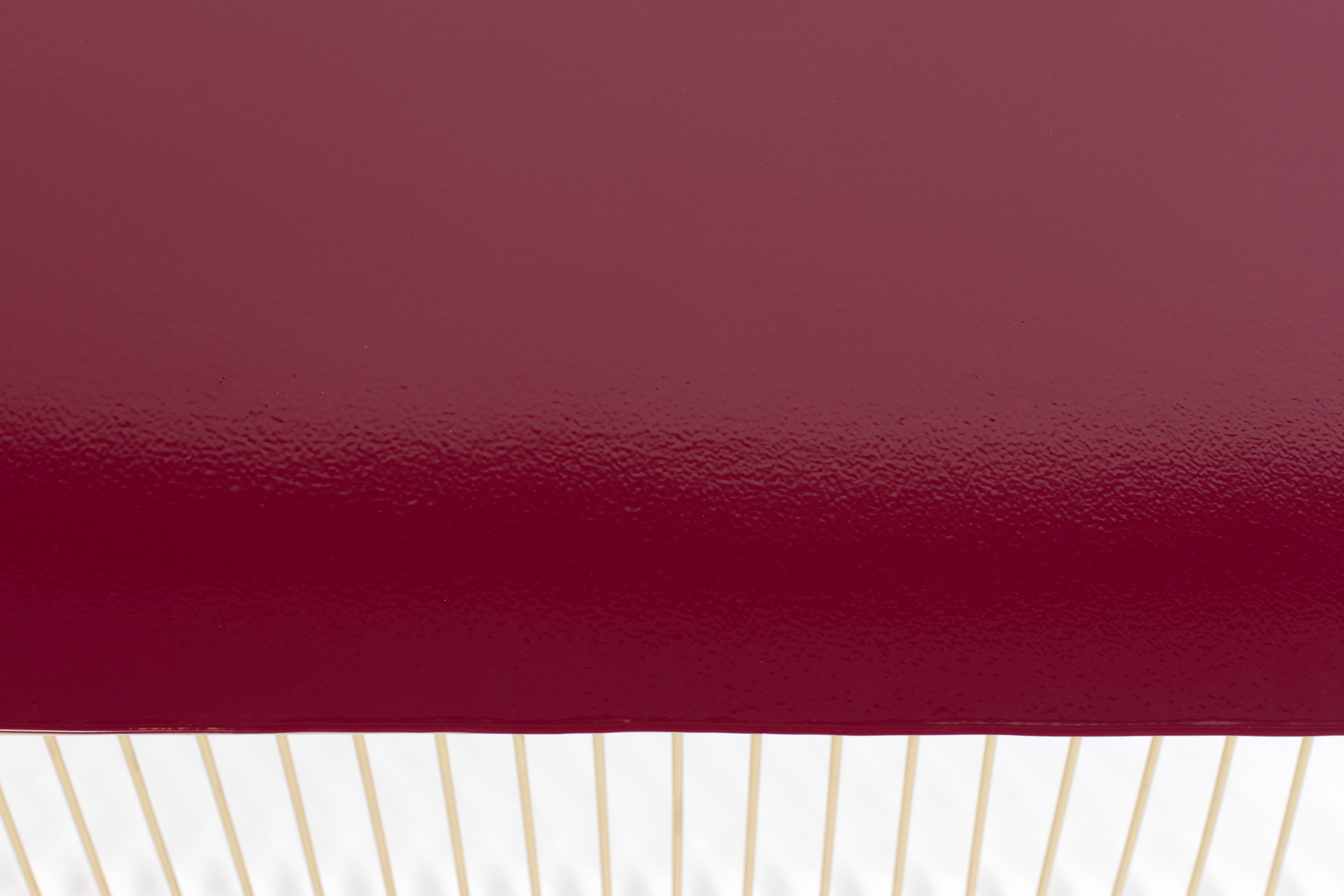 NO OFFENCE wine coffee table with a gold base