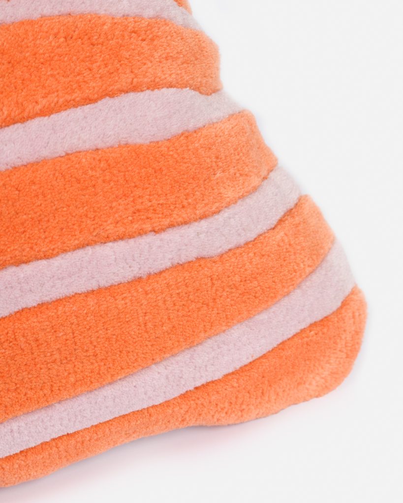 BONBON decorative pillow orange with pink