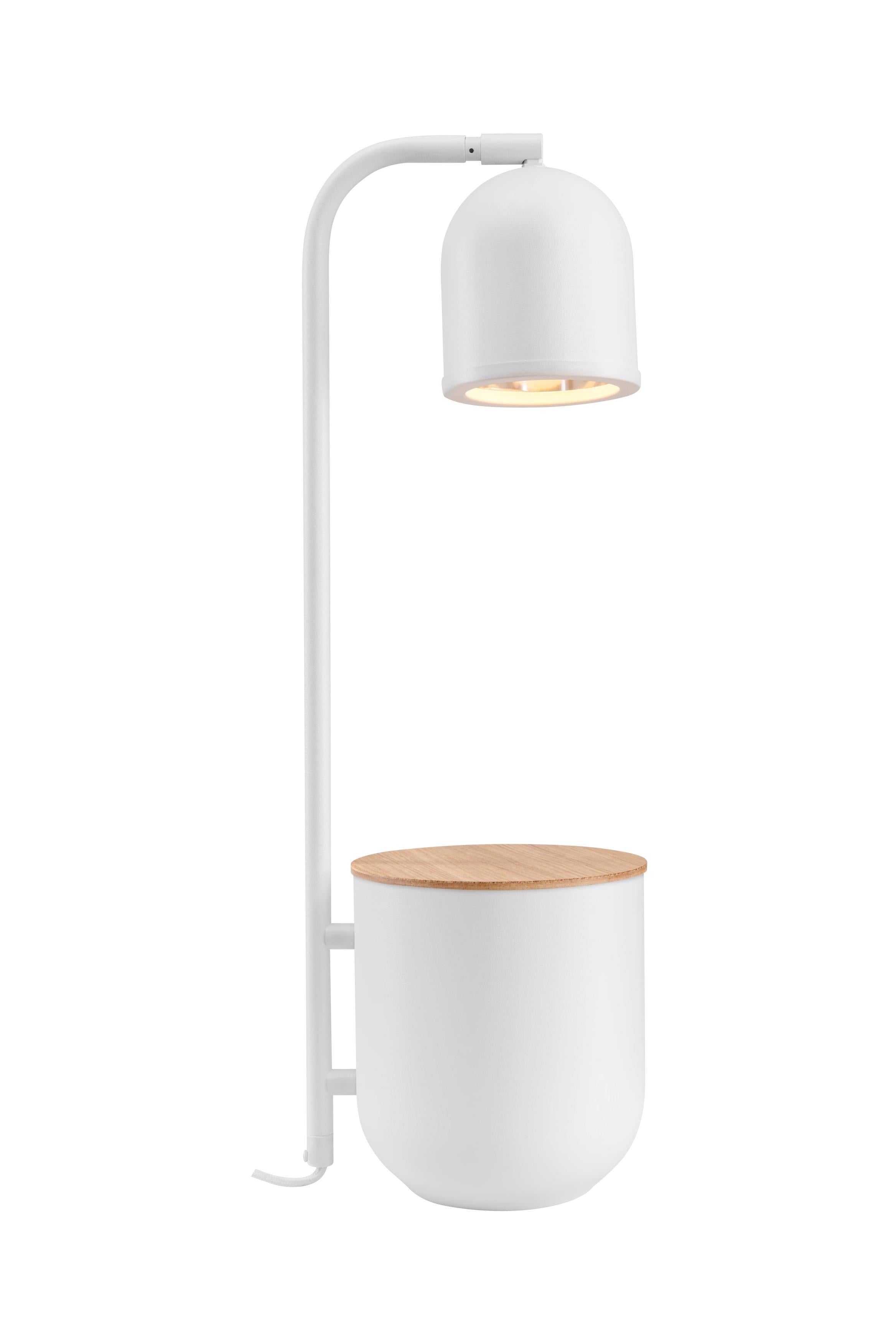BOTANICA WOOD desk lamp white