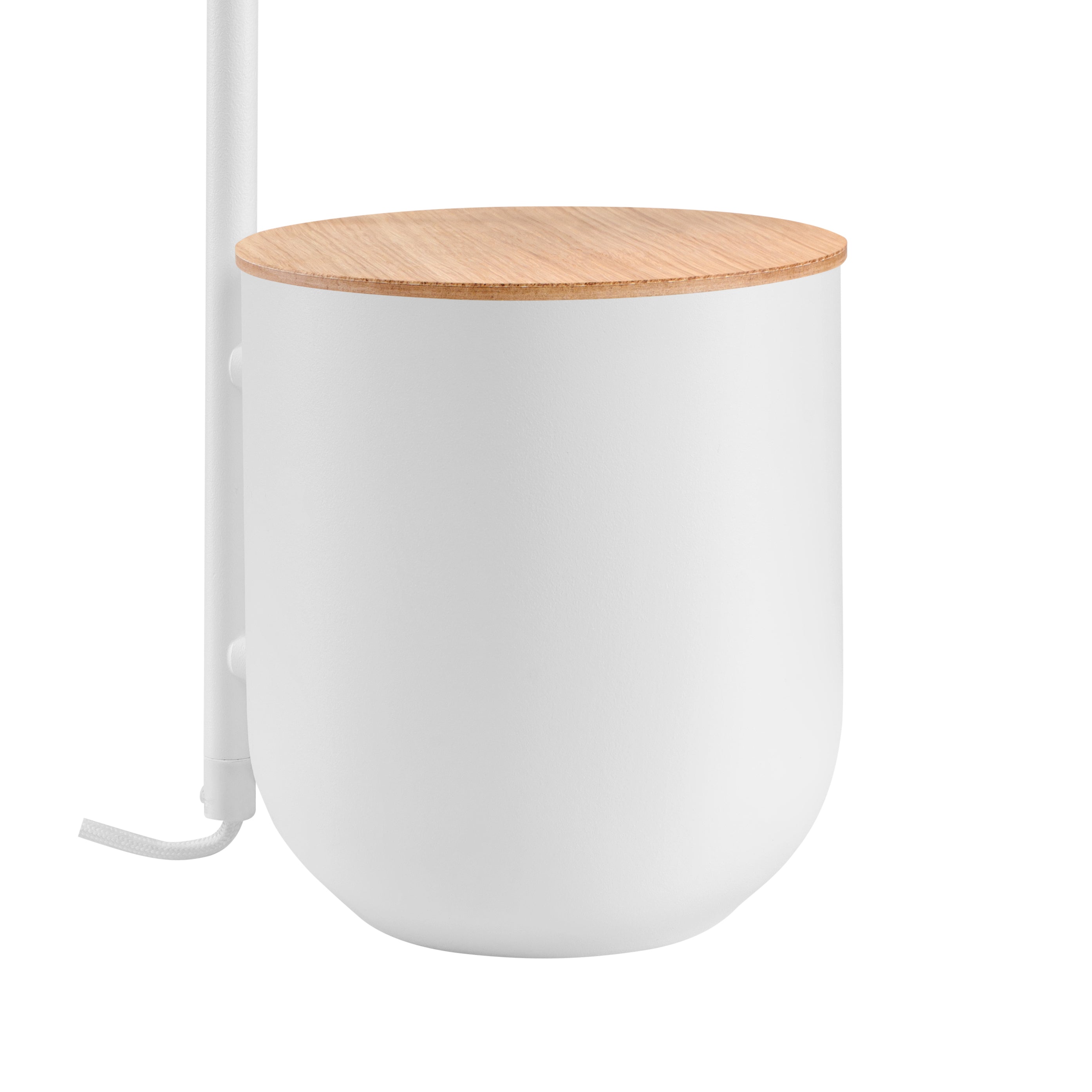 BOTANICA WOOD desk lamp white