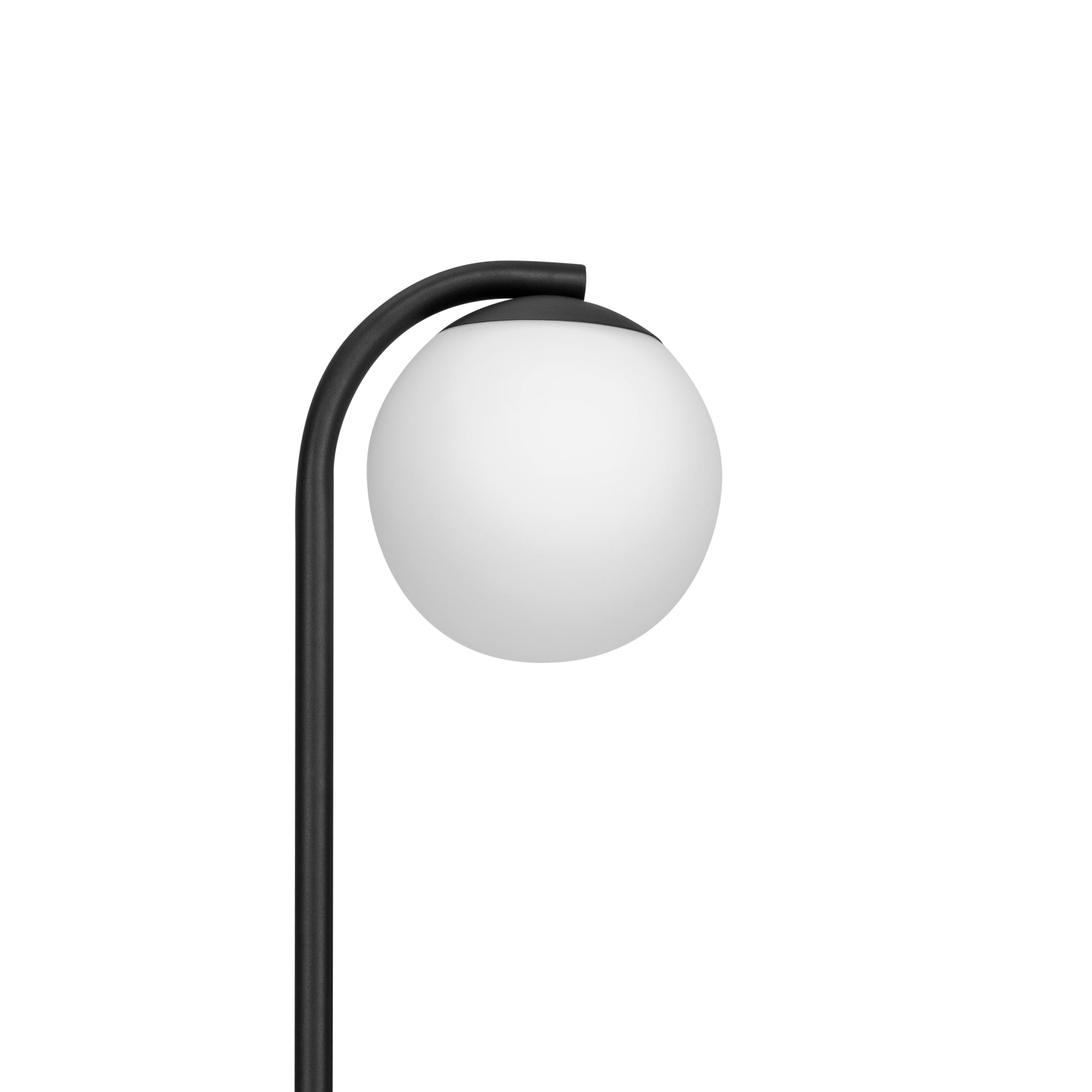 BOTANICA DECO XL black floor lamp with table