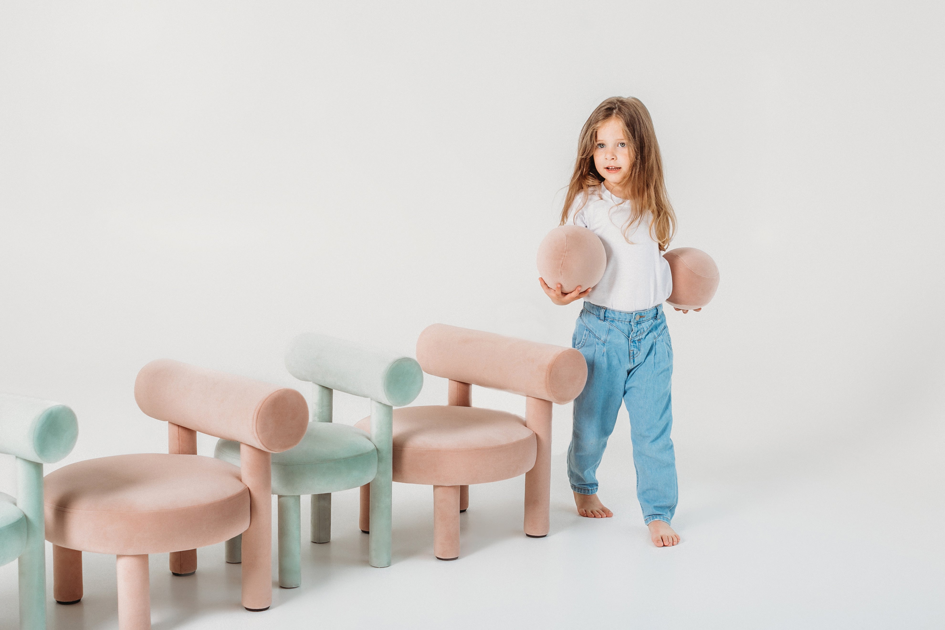 Dětská židle BABY GROPIUS CS1 čalouněná