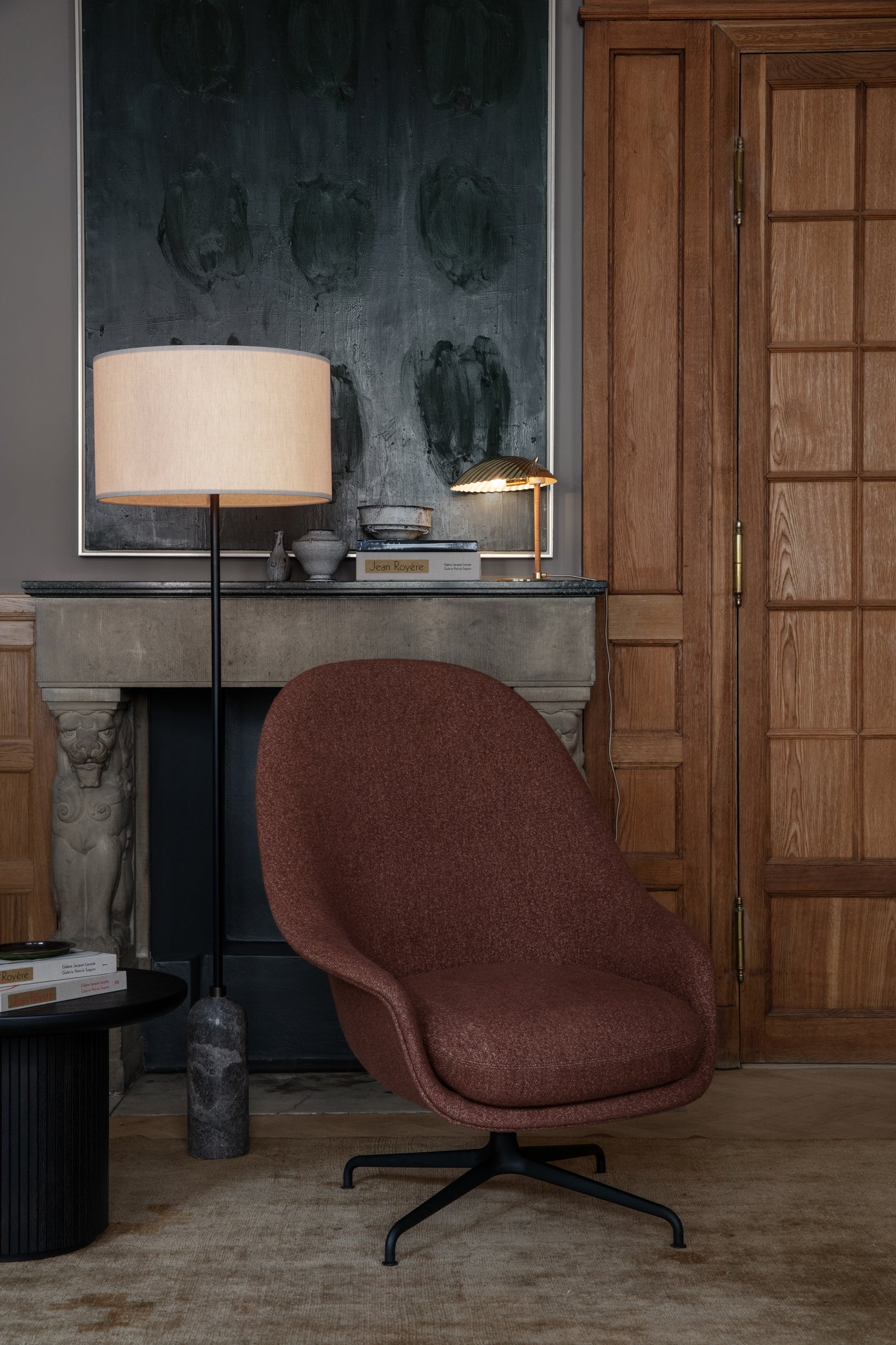 Stojací lampa GRAVITY černá