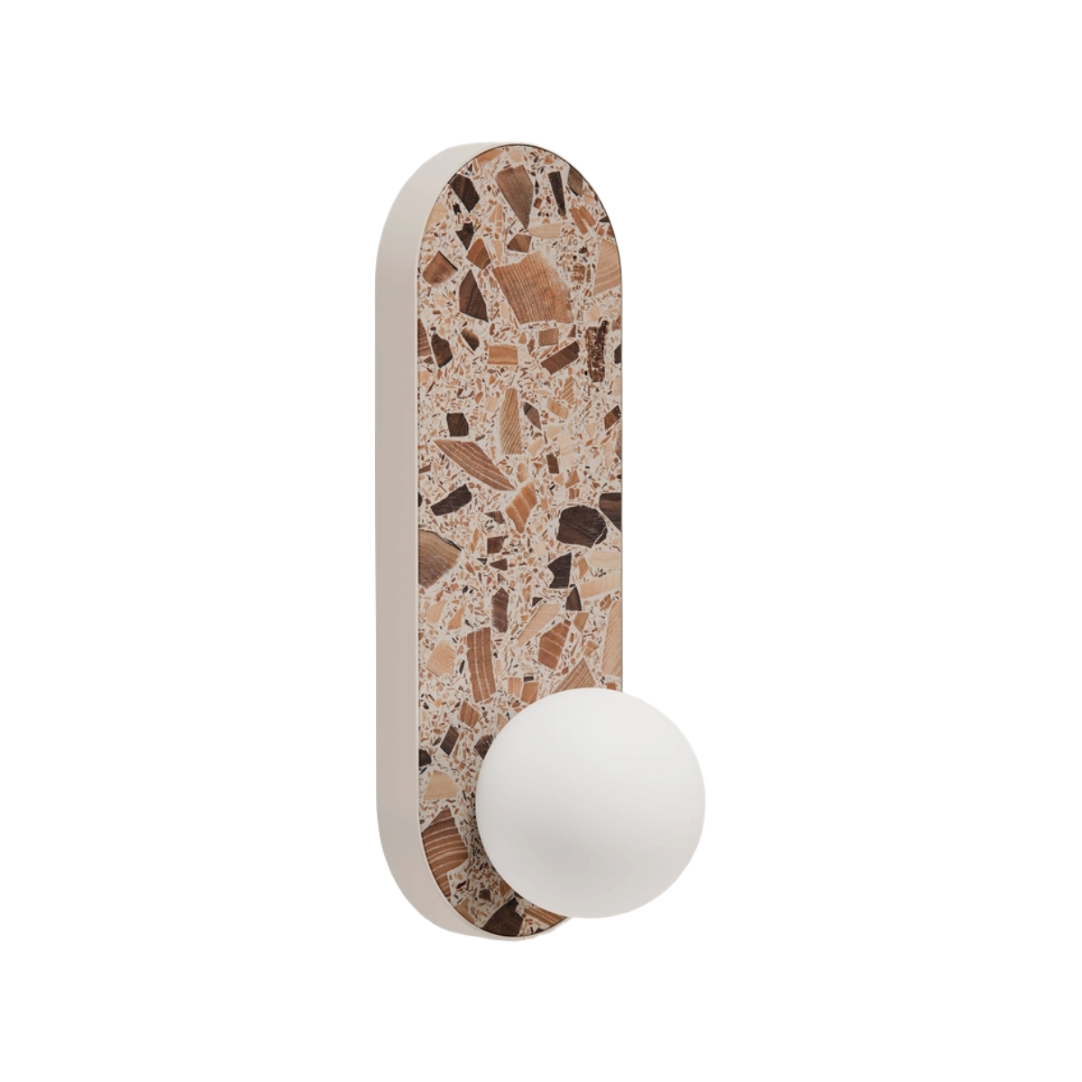 Oval Wall Lamp LEGRA Cream