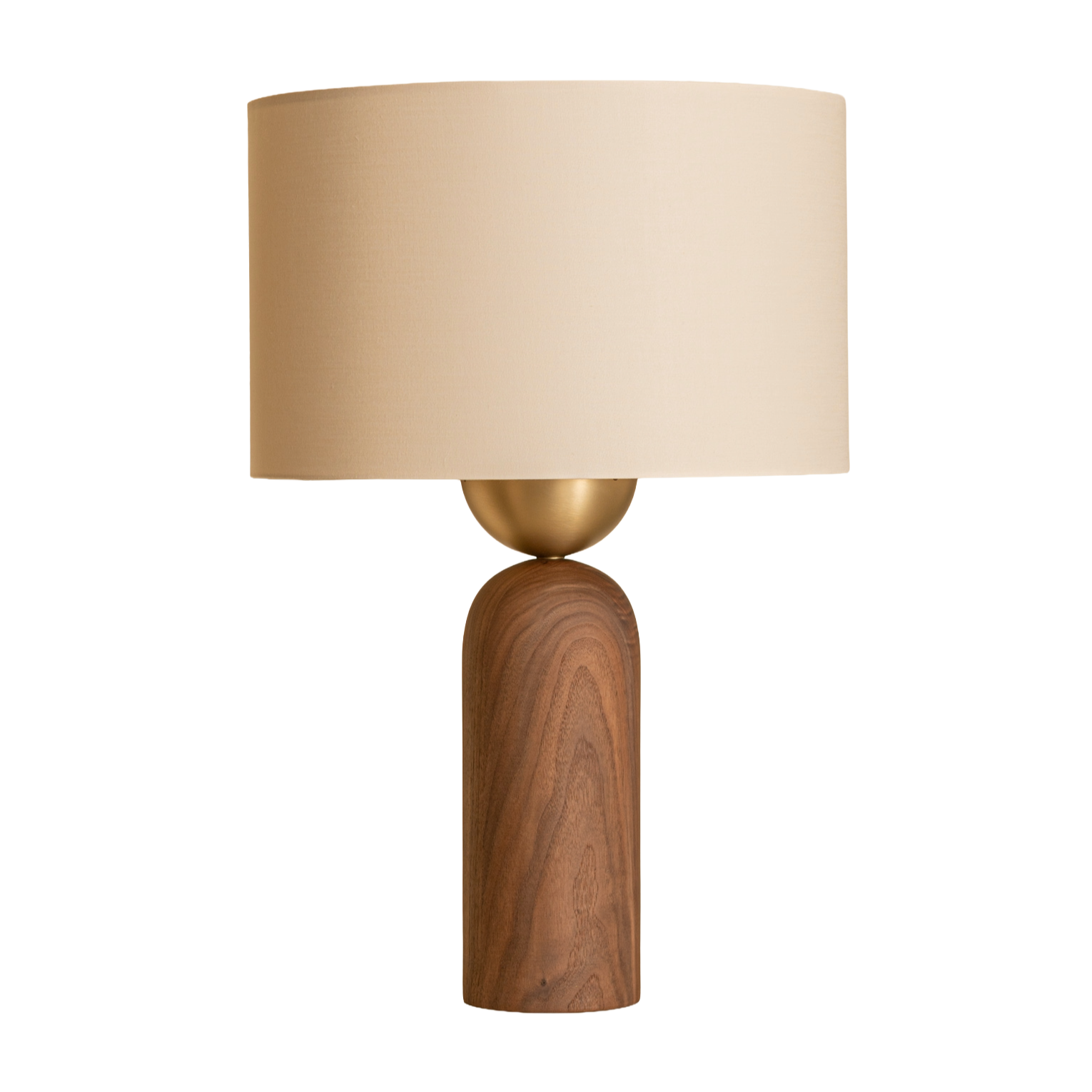 PEONA Walnut Wood Table Lamp