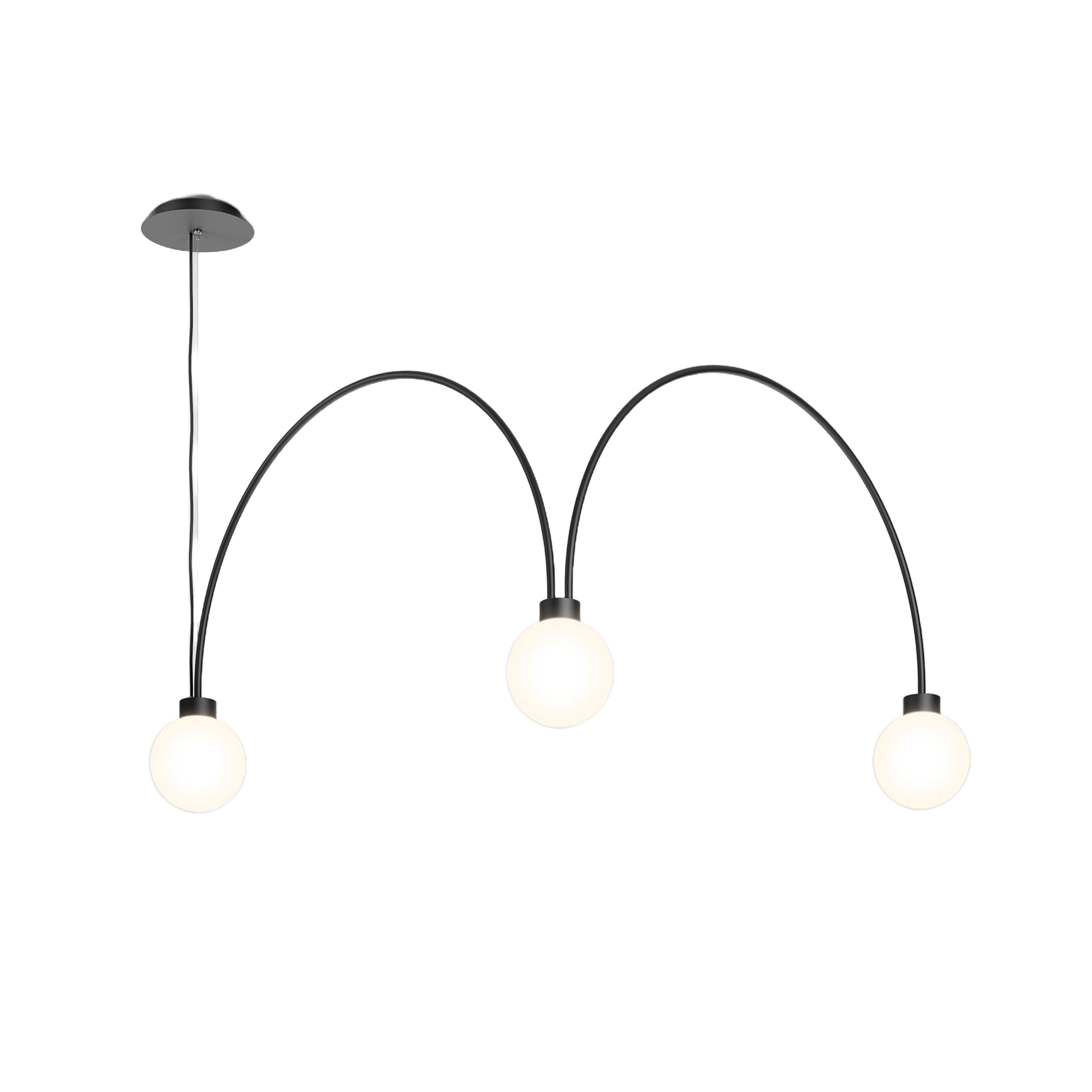 Stropní lampa FLYING BALL ARC