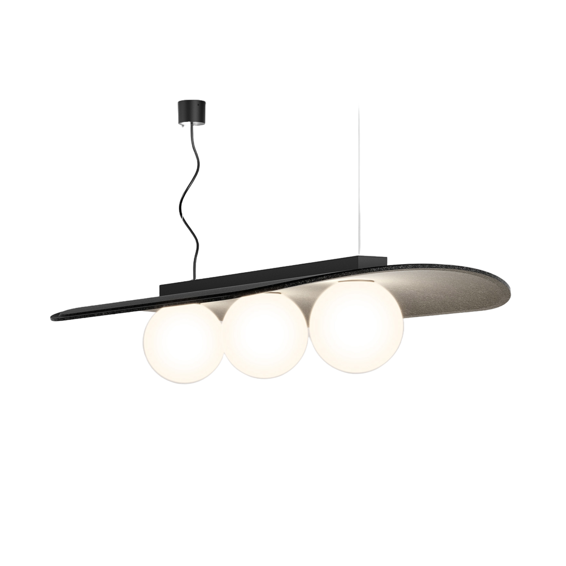 Závěsné svítidlo AQFELT OVALL BALL