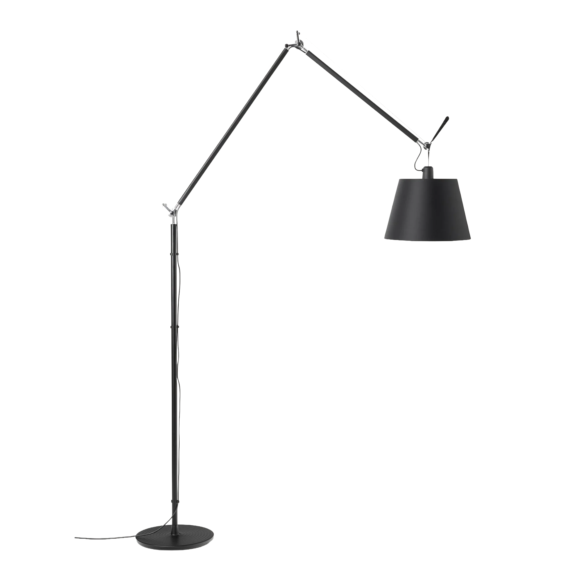 Stojací lampa TOLOMEO MEGA černá
