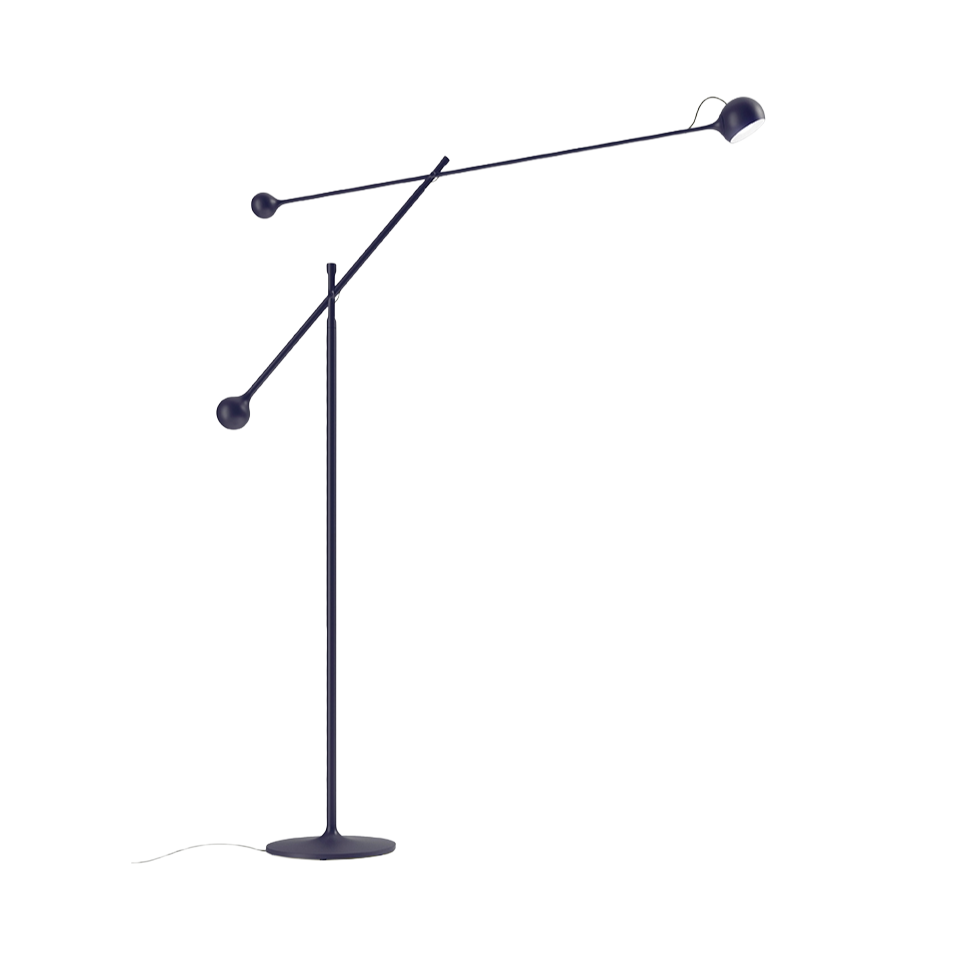 Stojací lampa nastavitelná IXA tmavě modrá