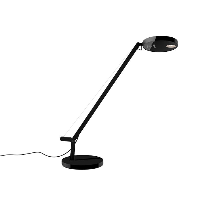 Stolní lampa nastavitelná DEMETRA MICRO lesklá černá