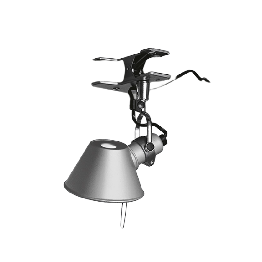 Lampa s klipem TOLOMEO PINZA MICRO hliník