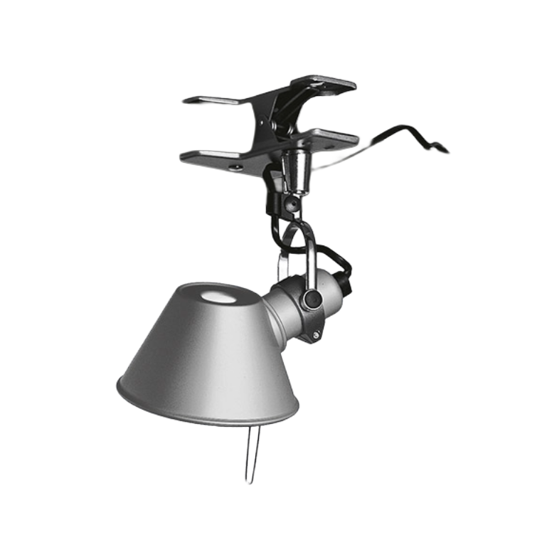 LED lampa s klipem TOLOMEO PINZA MICRO hliník