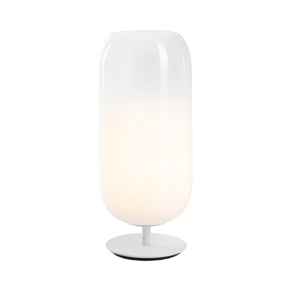 GOPLE table lamp white with white base