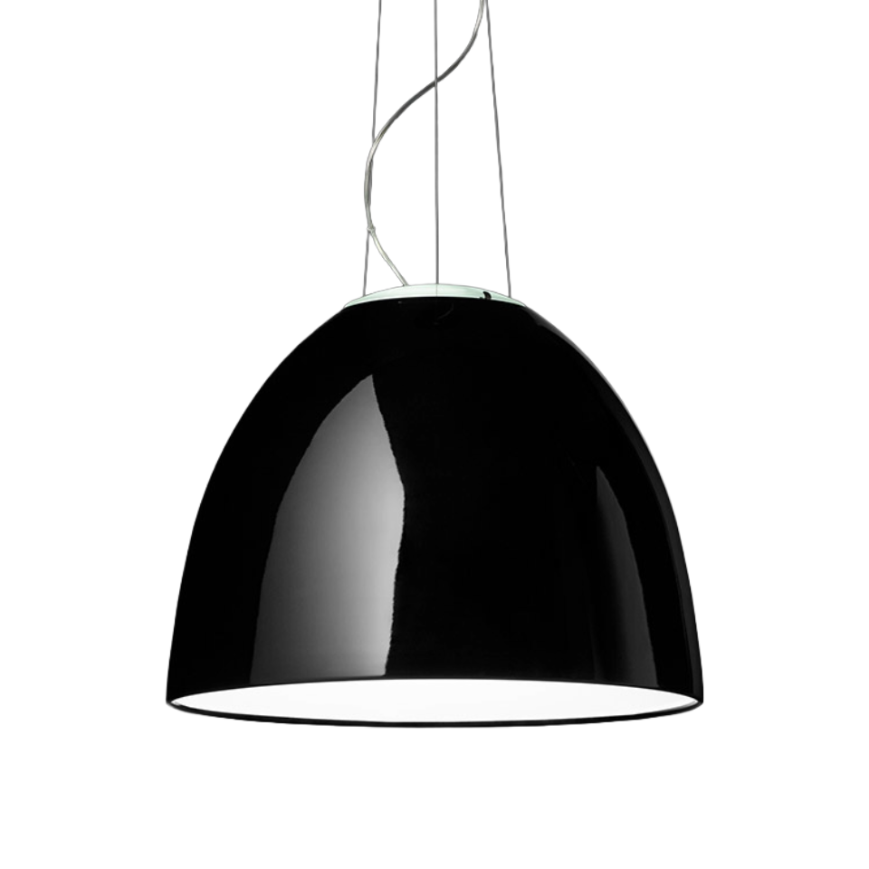 NUR GLOSS black pendant lamp