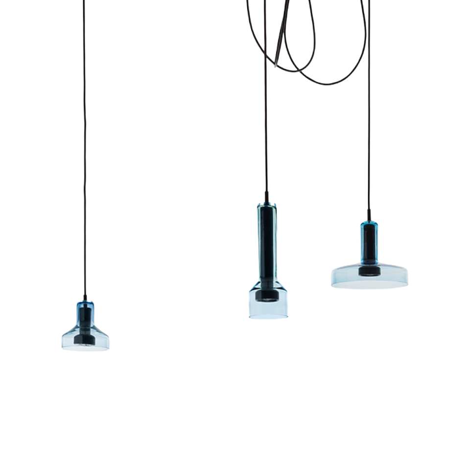 STABLIGHT pendant lamp in aquamarine