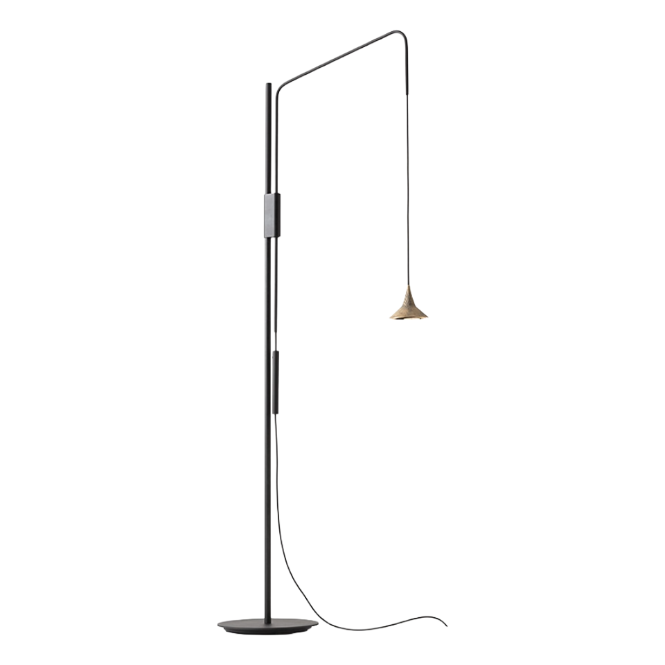 UNTERLINDEN brass floor lamp