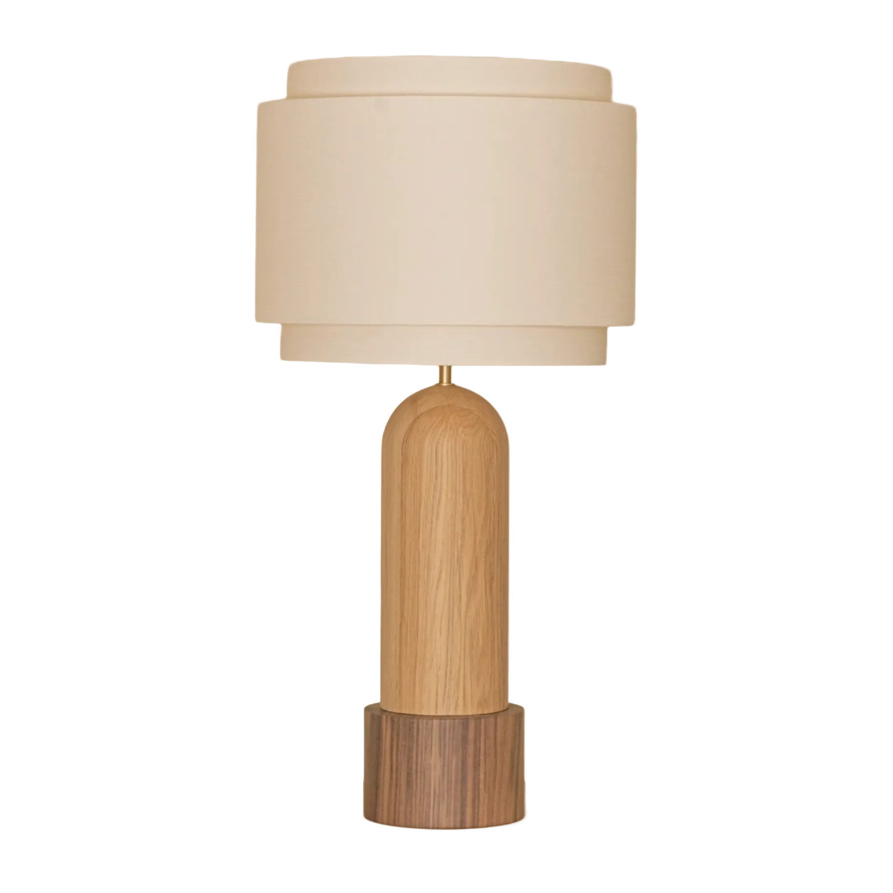 Stolní lampa PURA KELO DOUBLE dubové dřevo