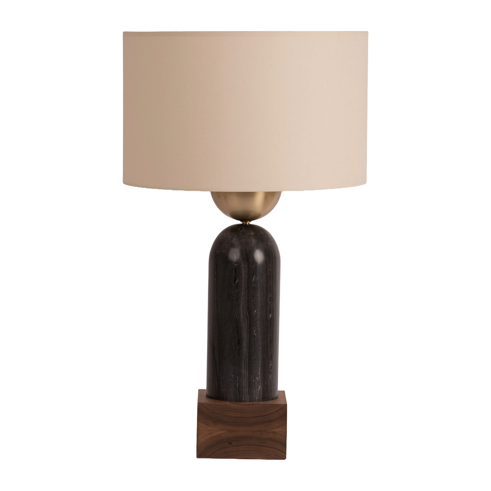 Stolní lampa PEONA KELO černý mramor
