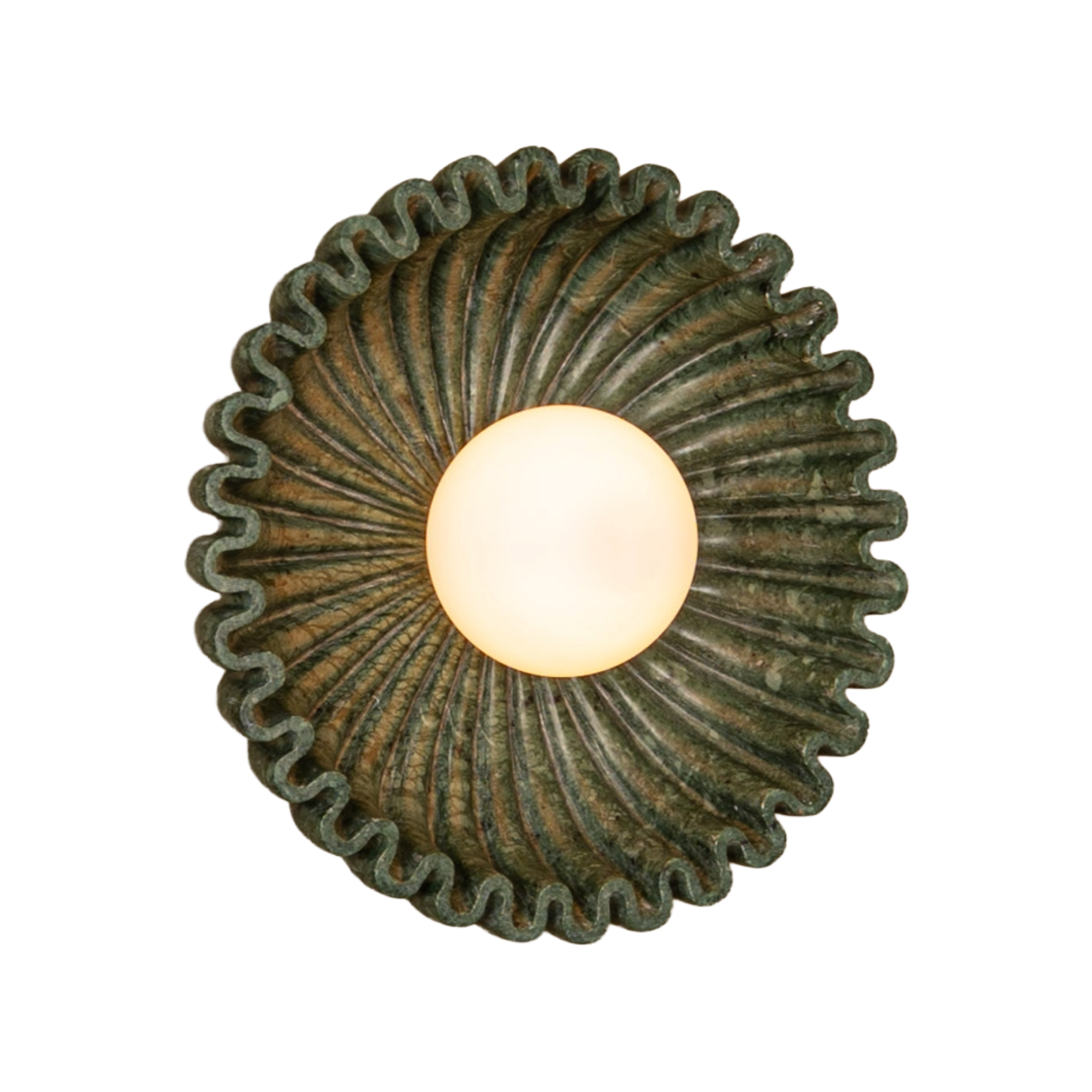 OSTRO Wall Lamp Green Marble