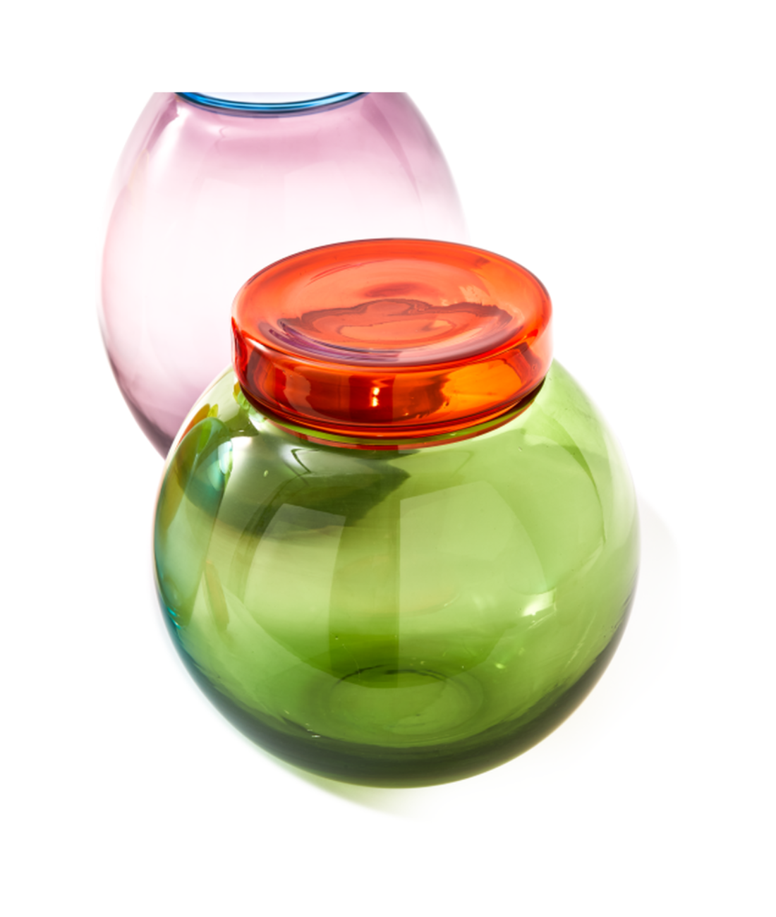 Sada sklenic BLOATED CAPS A JÁMY barevné sklo