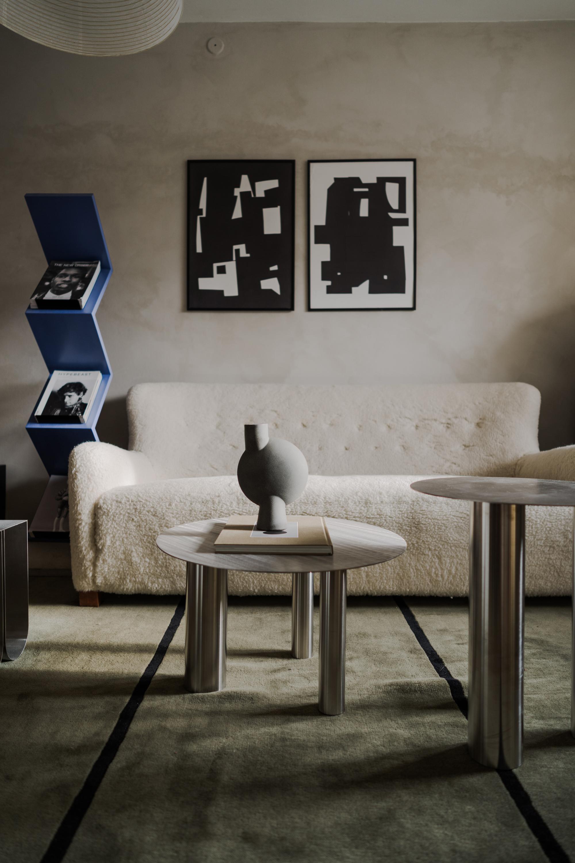 Kávový stolek BRANDT CS1 ocelový