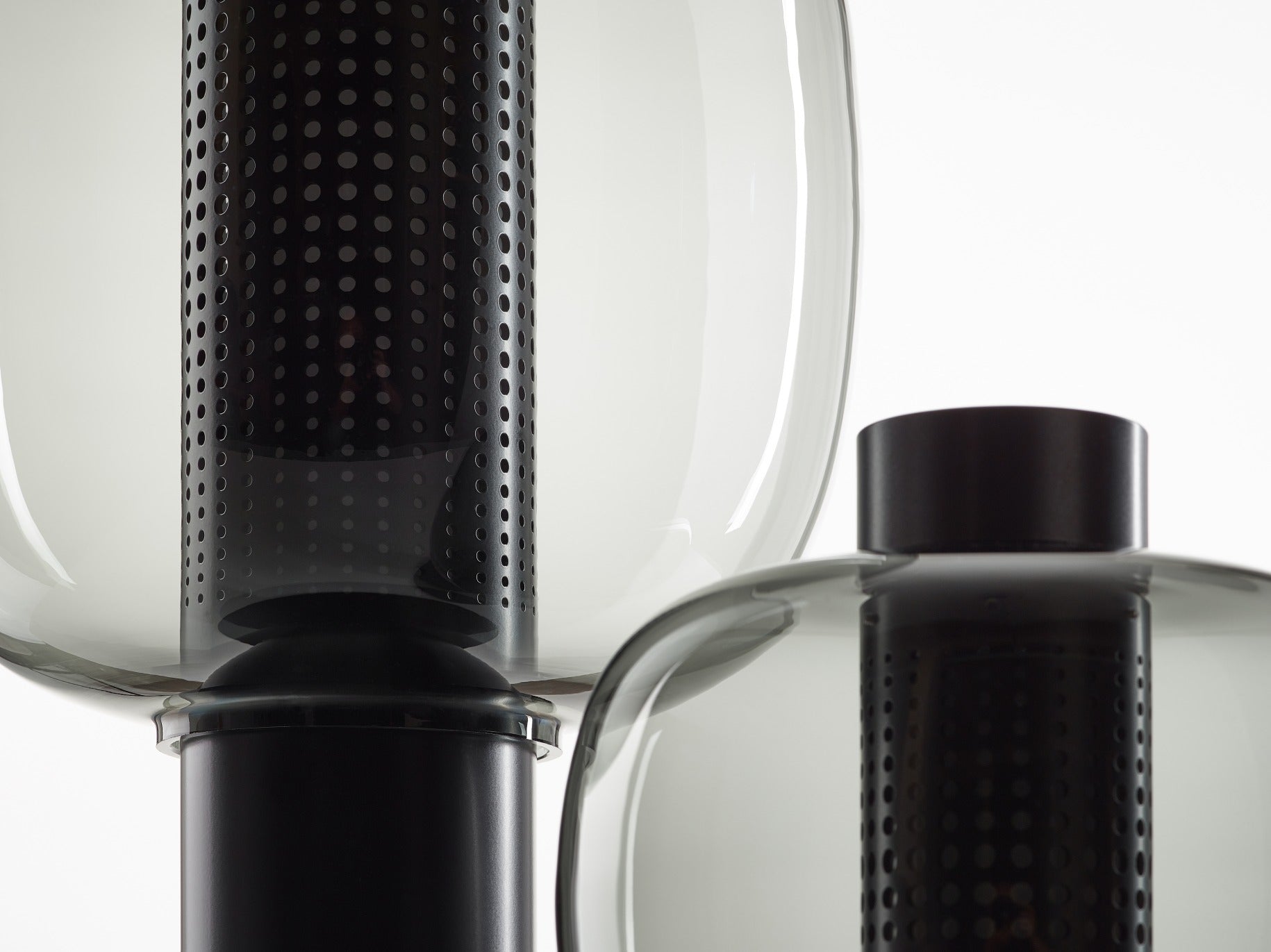 Outdoor floor lamp BONBORI blown glass