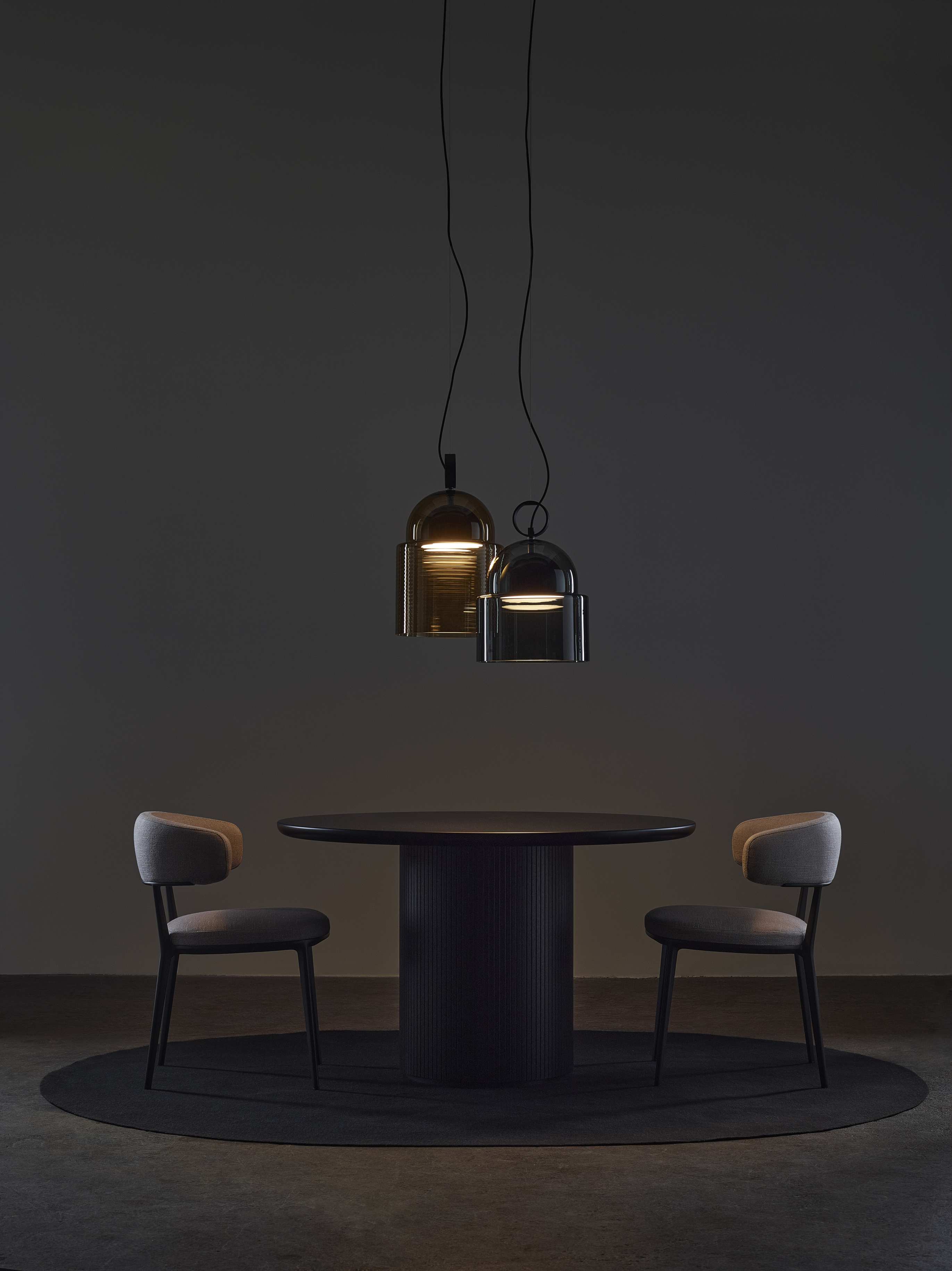 Hanging lamp Dome inflatable glass