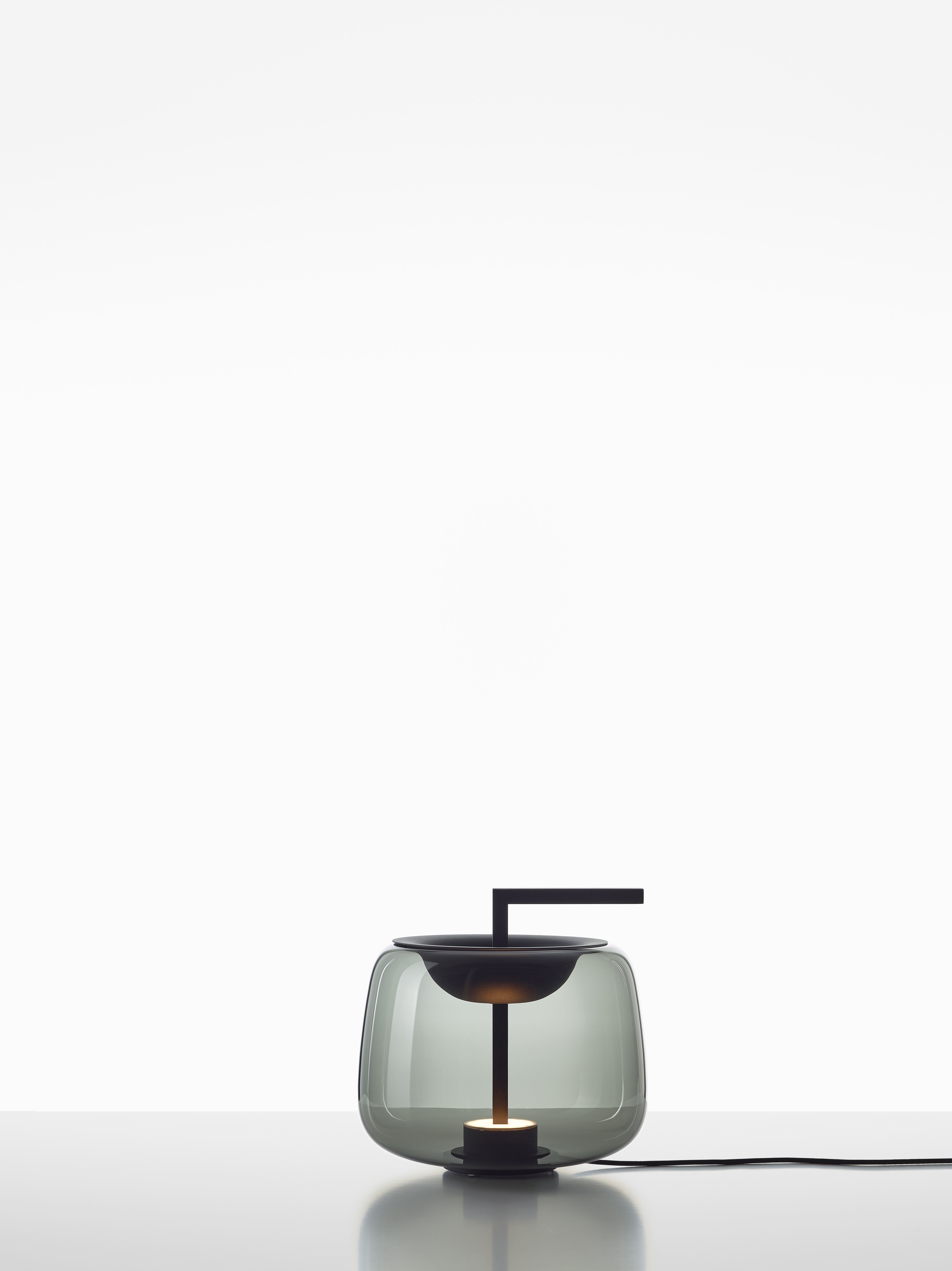 Stolní lampa DOUBLE lesklé sklo