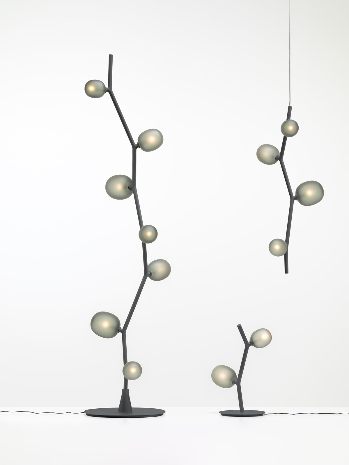 Ivy floor lamp matte glass