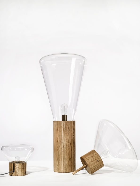 Lamp muffins inflatable glass