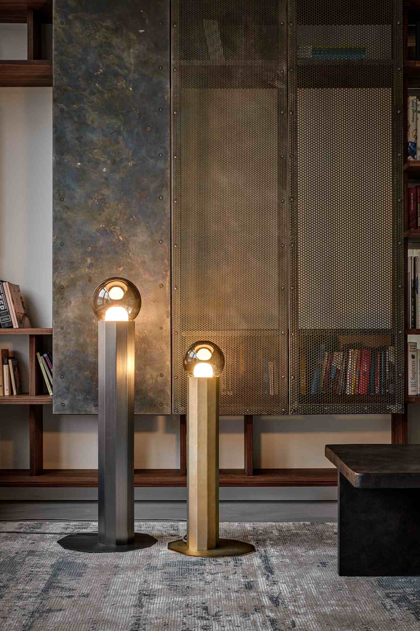 Stojací lampa PRISMA kovový rám