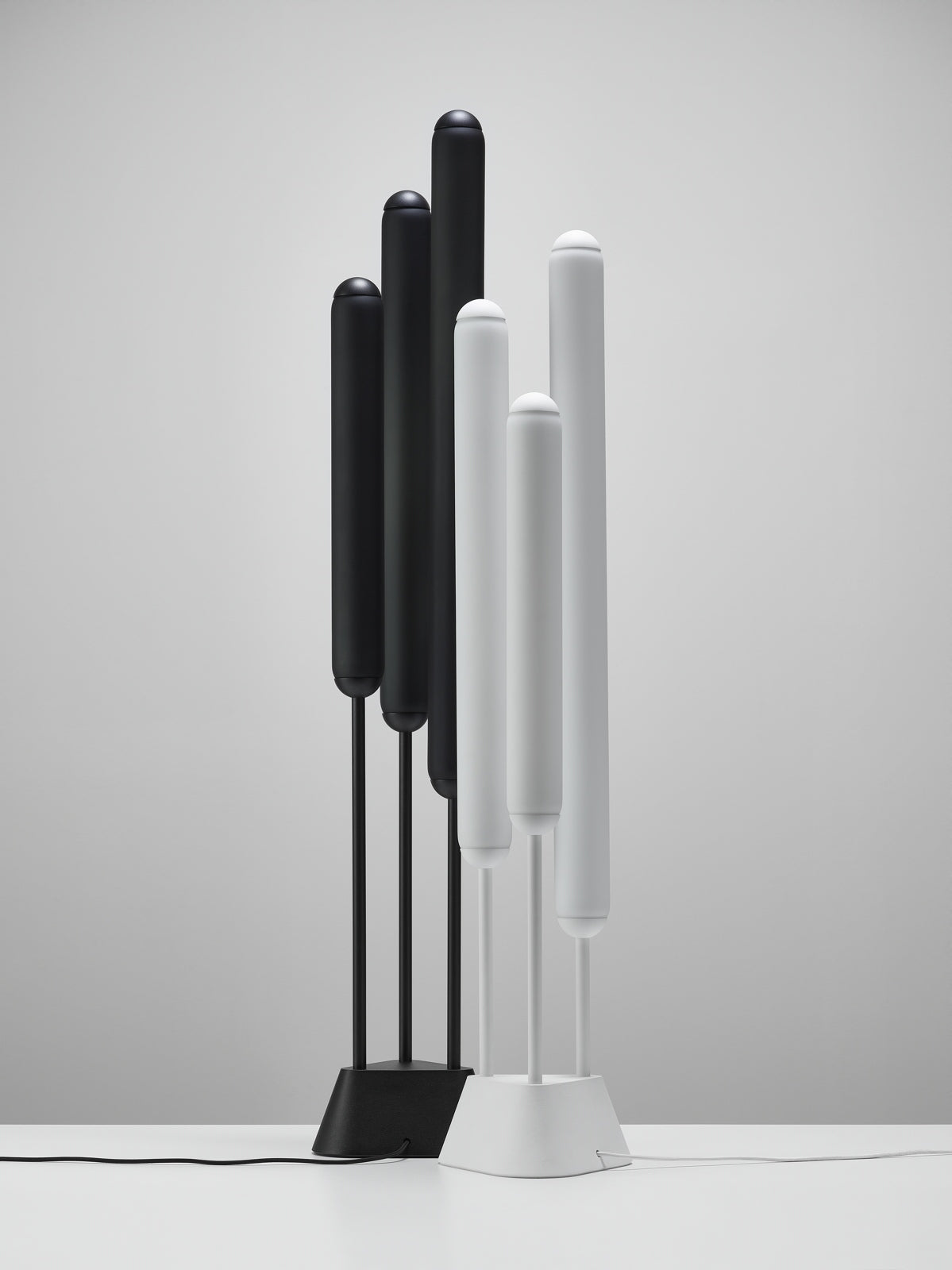 Stojací lampa PURO matné sklo