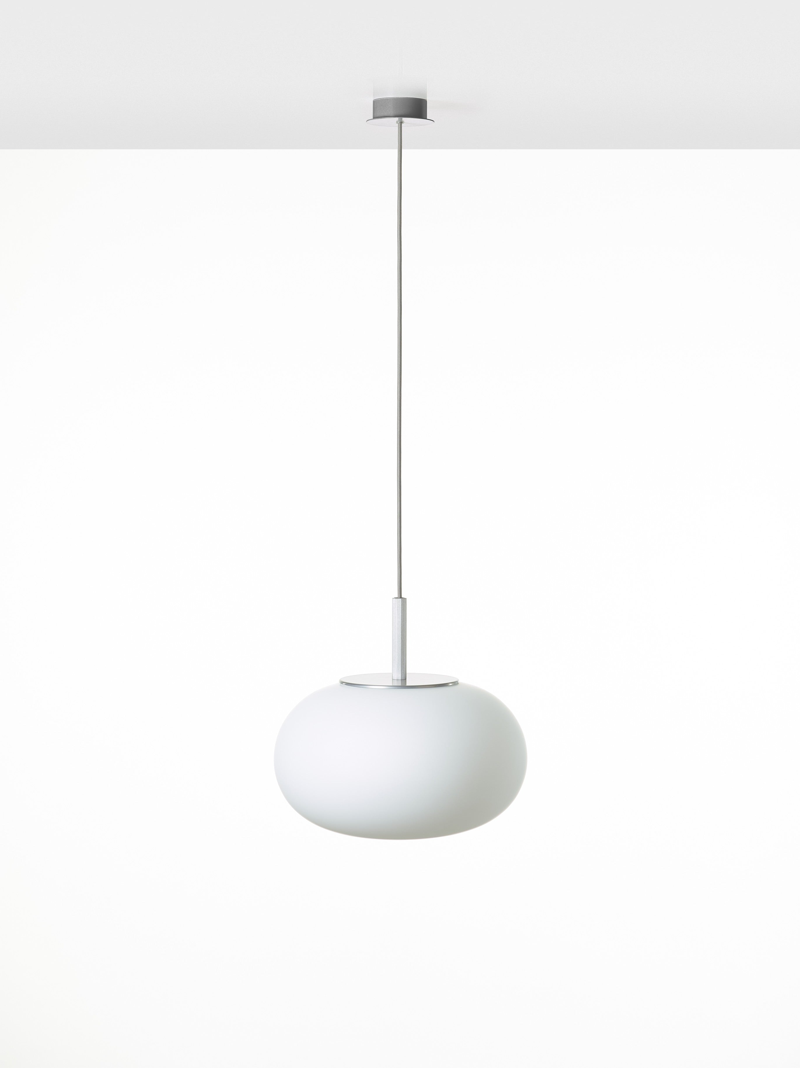 Závěsné svítidlo SFERA OVAL matné sklo