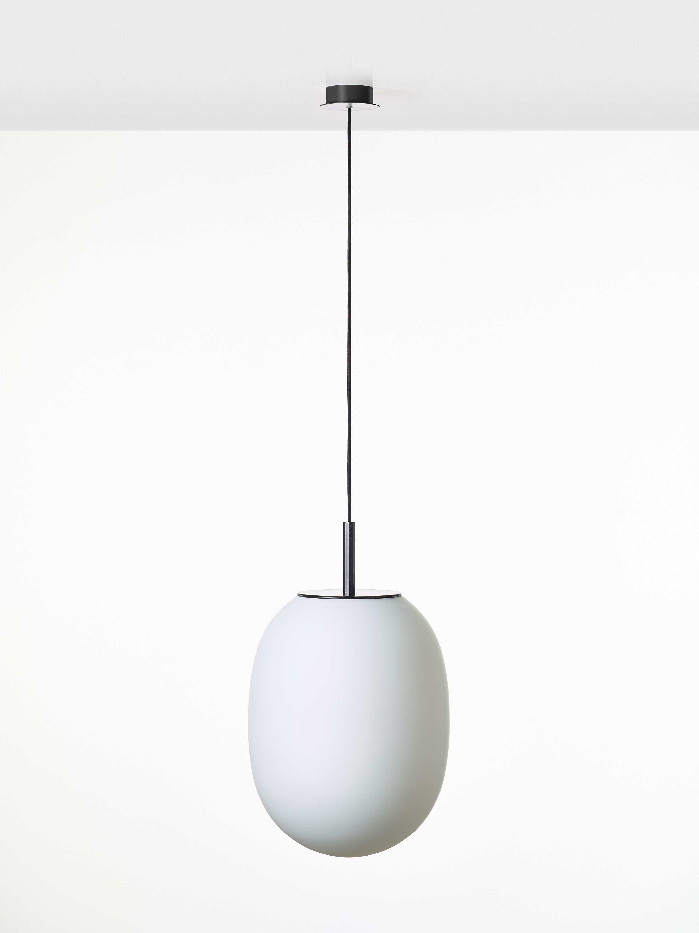Závěsné svítidlo SFERA OVAL matné sklo