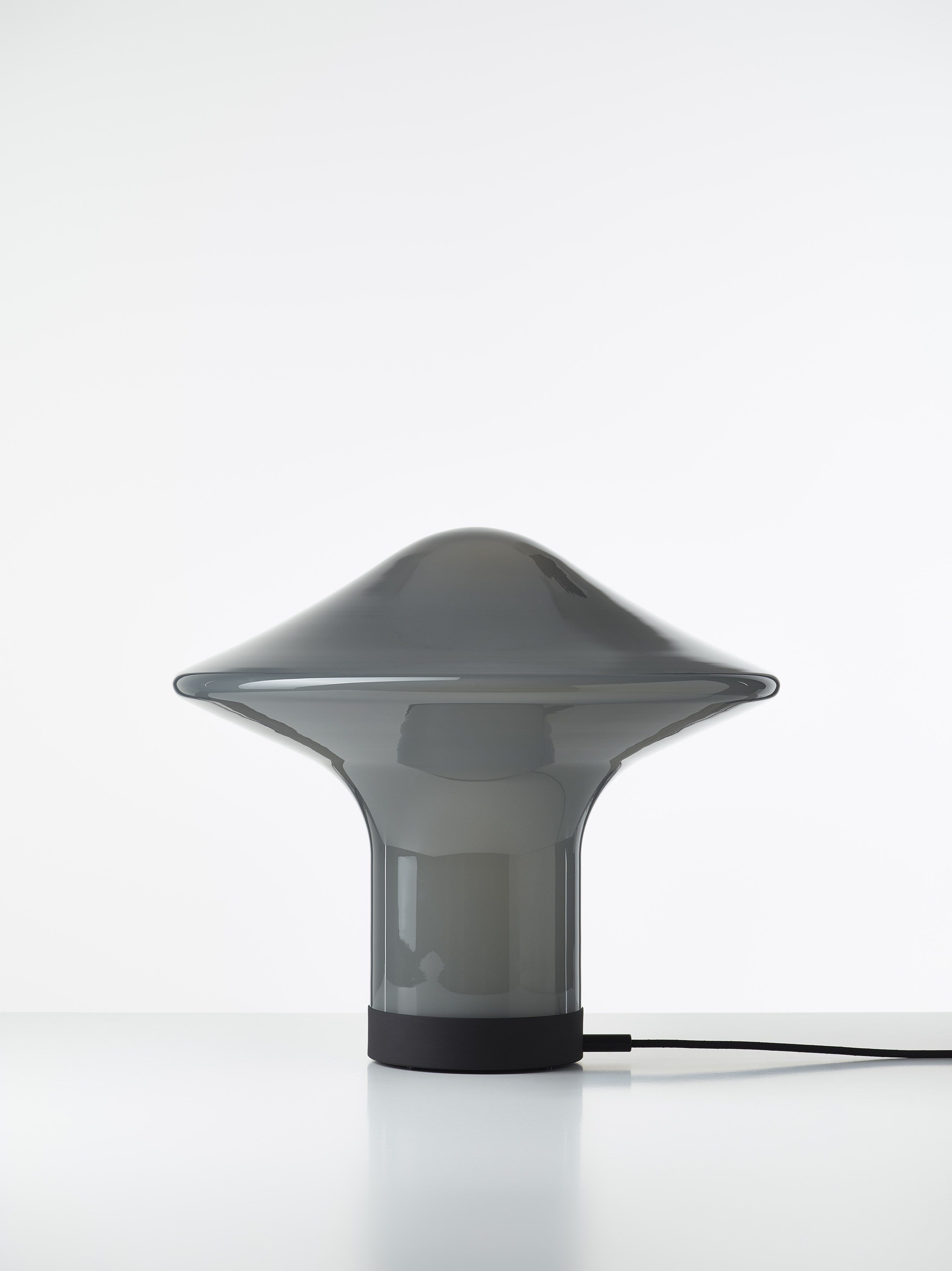 Stolní lampa TROTTOLA sklo foukané