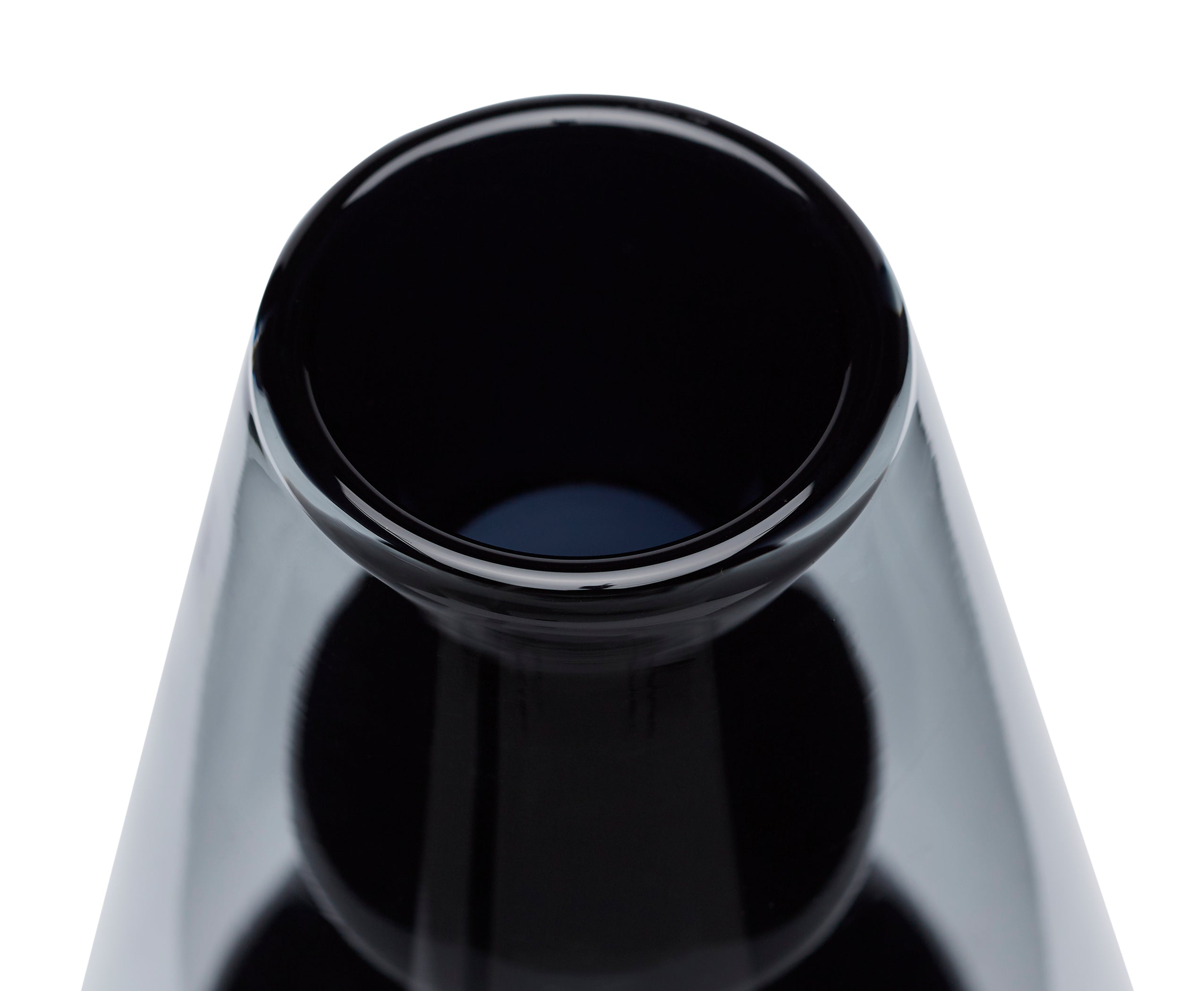 Váza BUMP CONE černé sklo