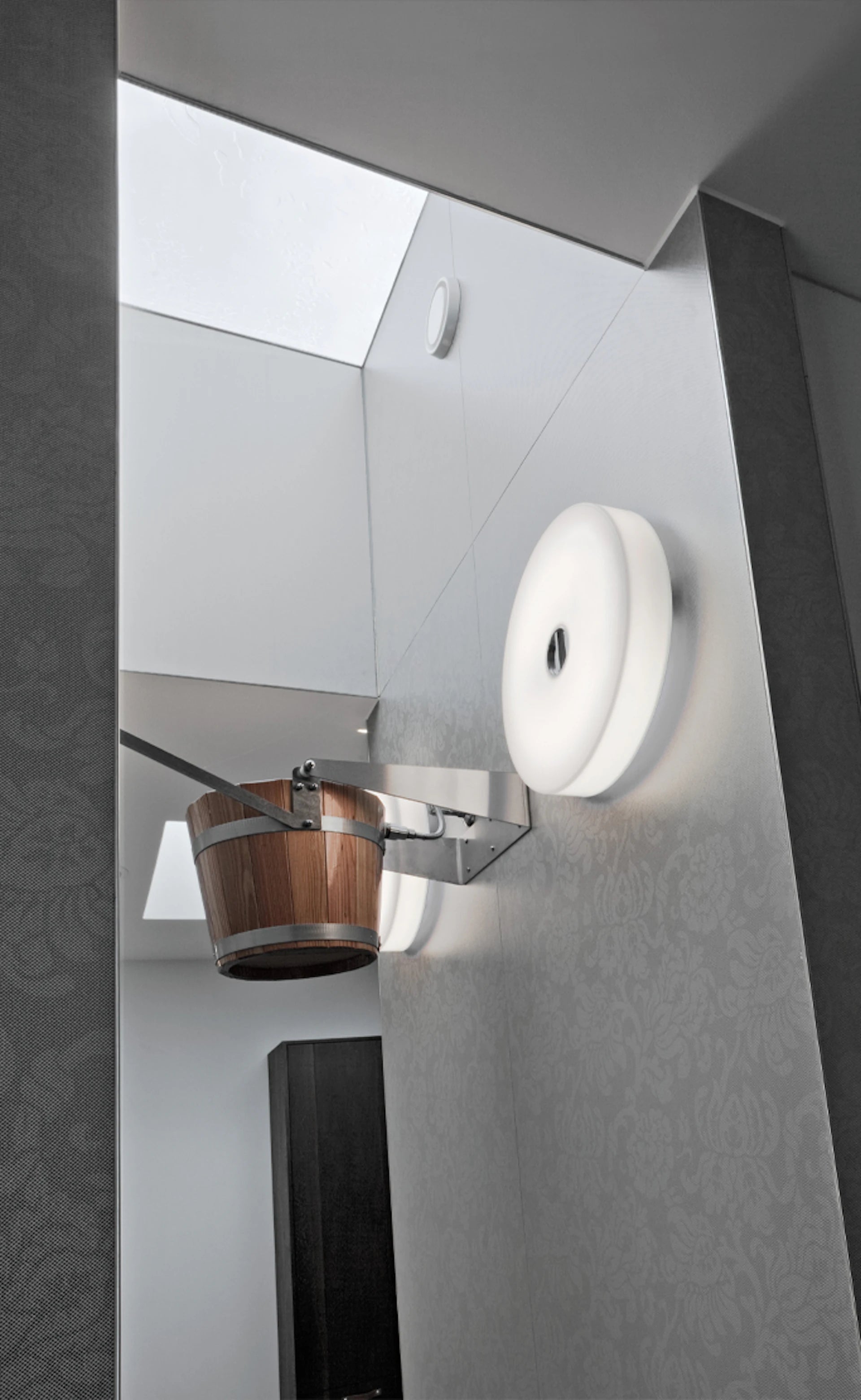 Stropní svítidlo BUTTON opálové sklo