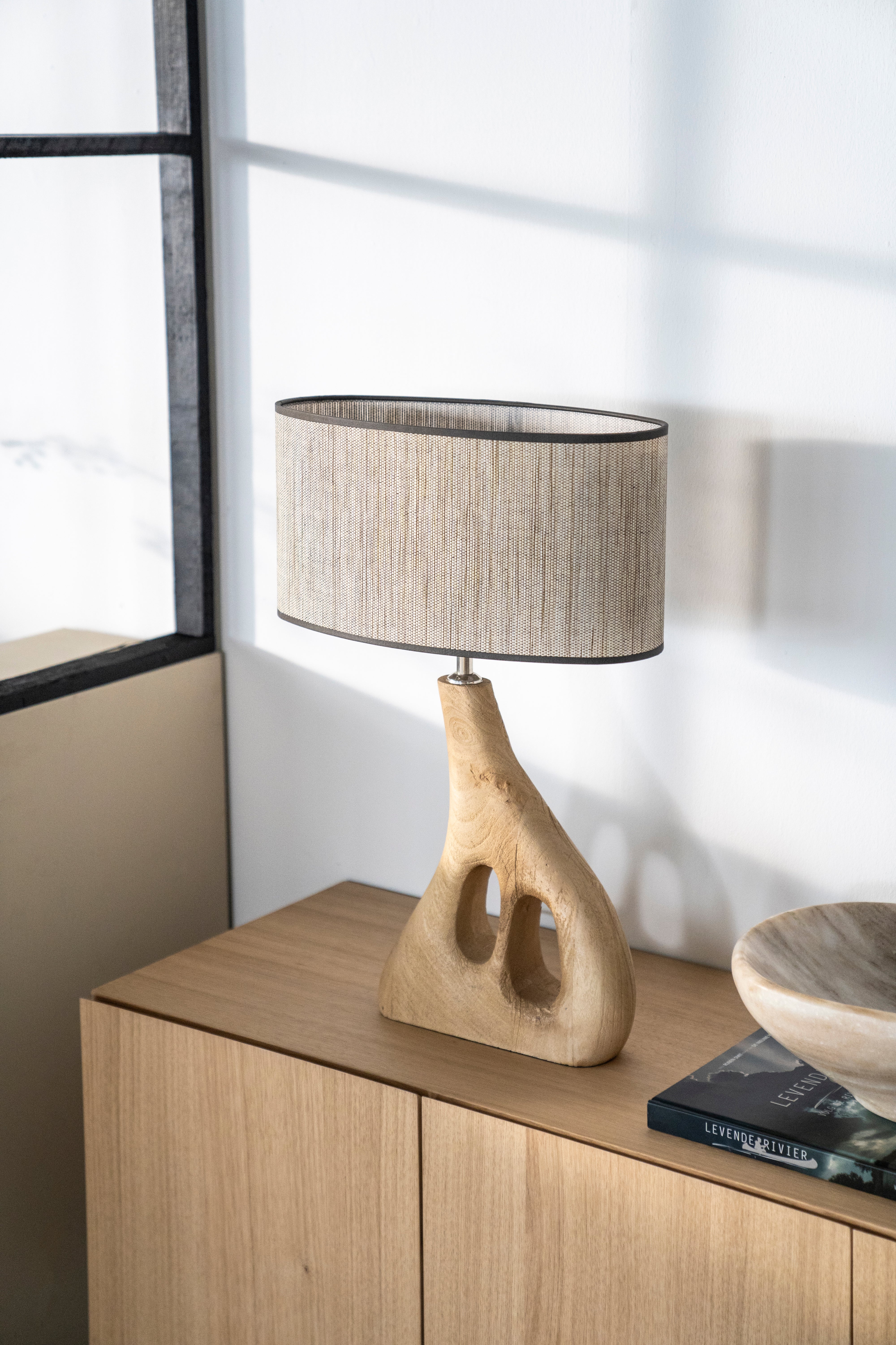 Stolní lampa SHIBOO béžová