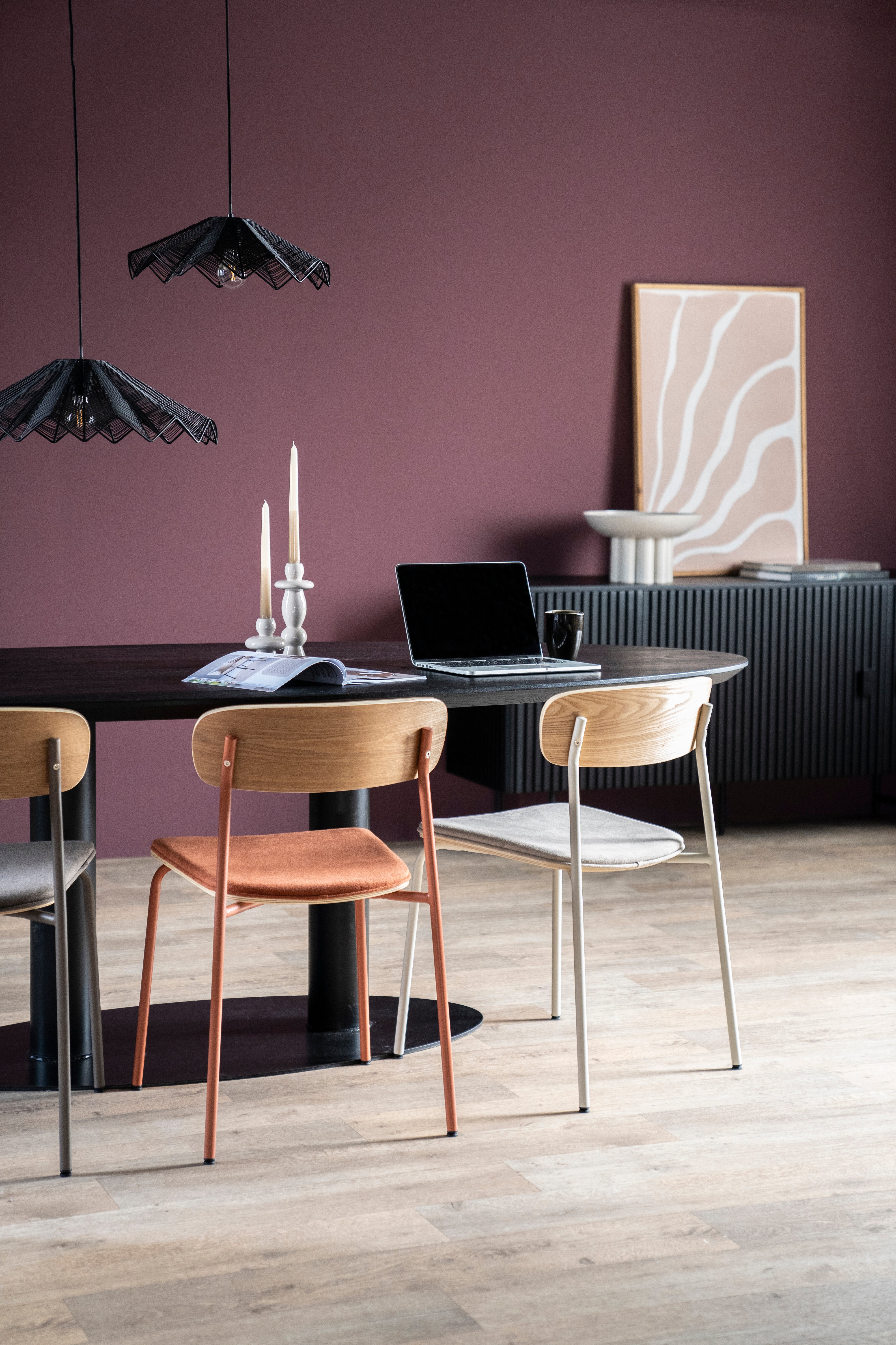 VARJO black pendant lamp