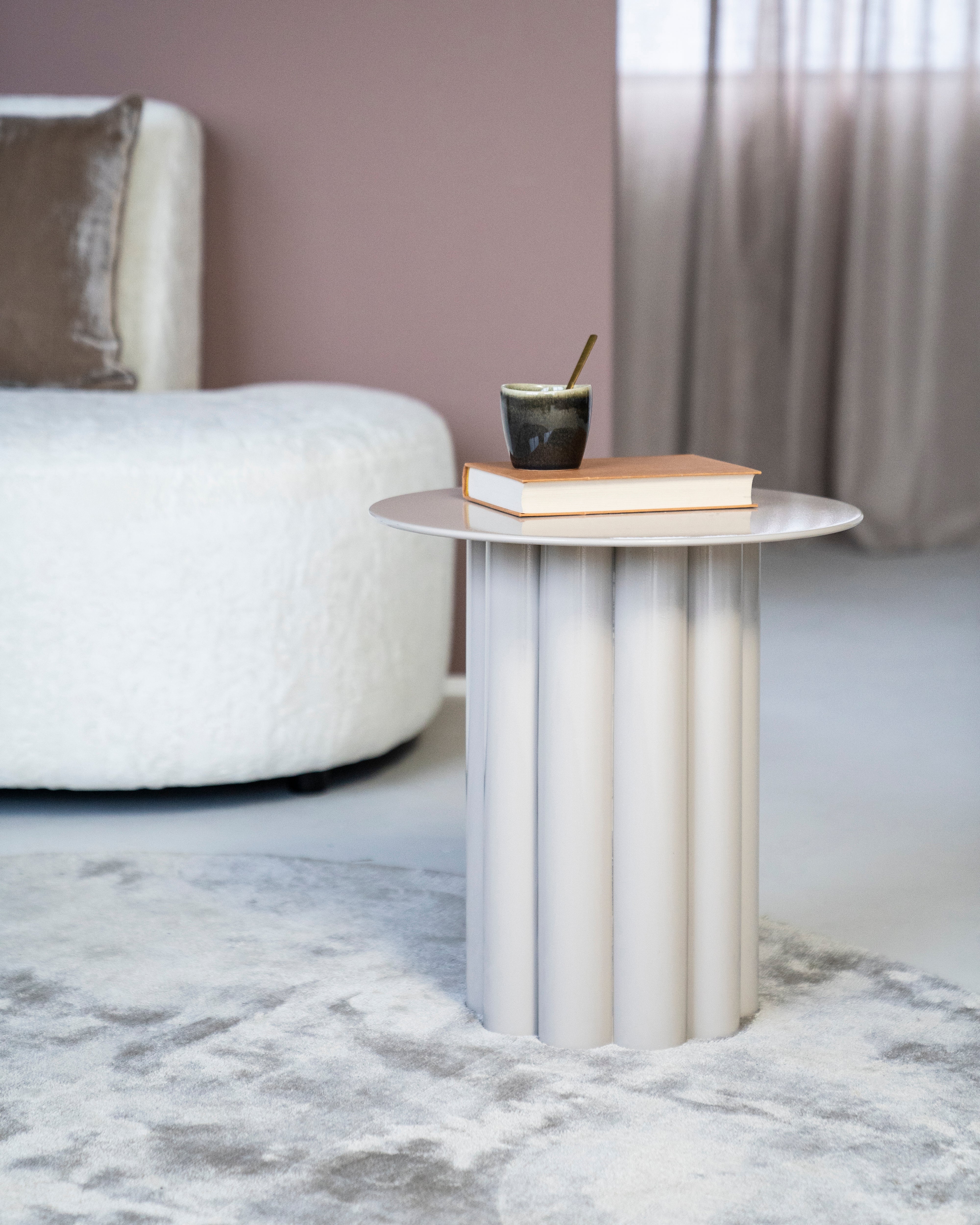 OLYMPIA Beige Side Table