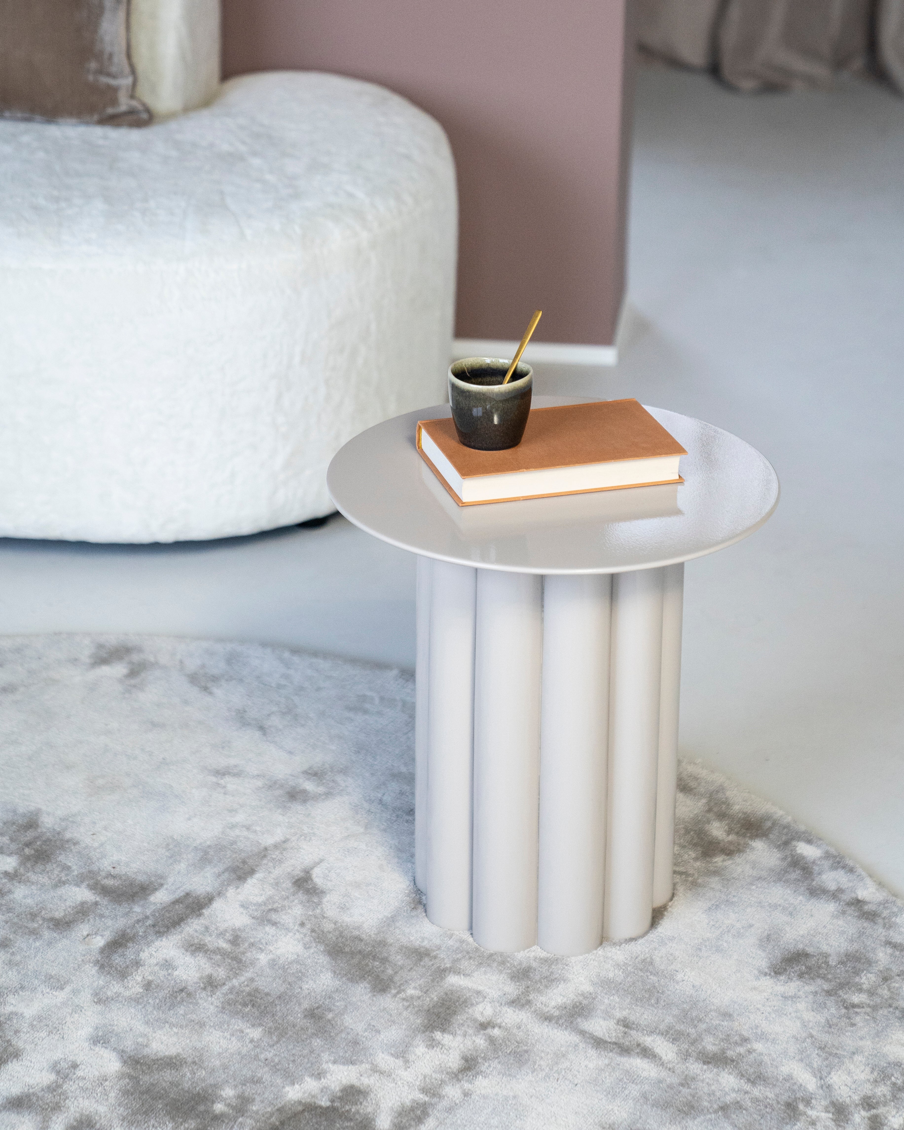 OLYMPIA Beige Side Table