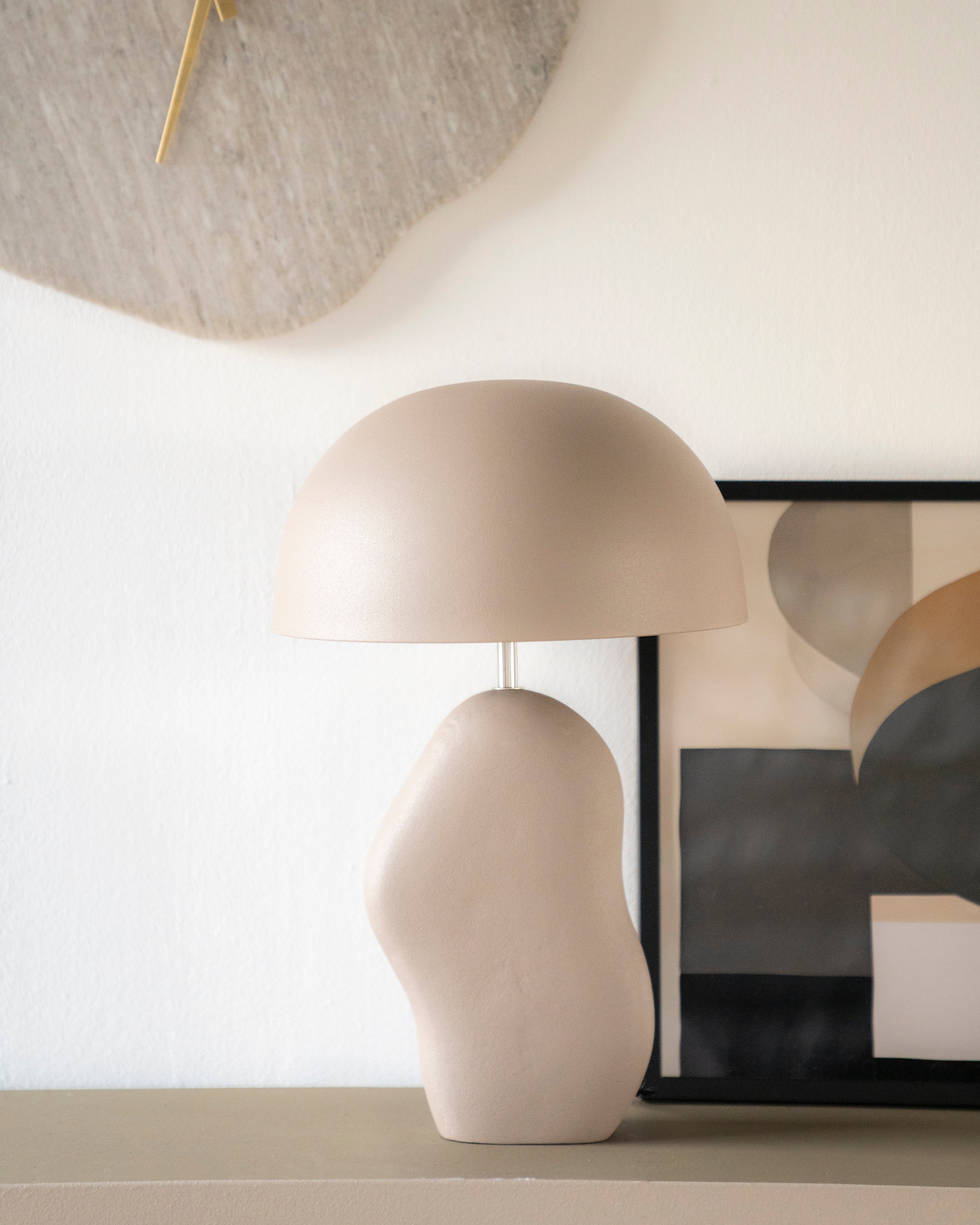 Stolní lampa AIZU béžová