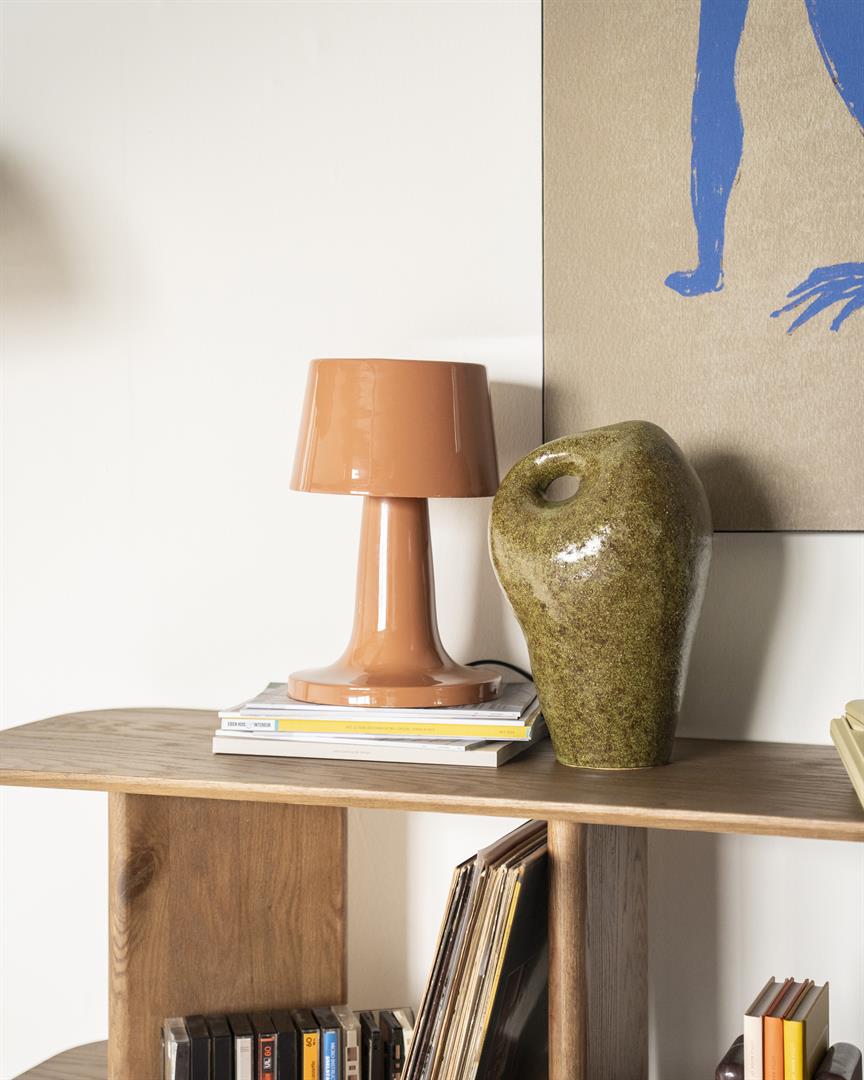 Stolní lampa ALVO terakota